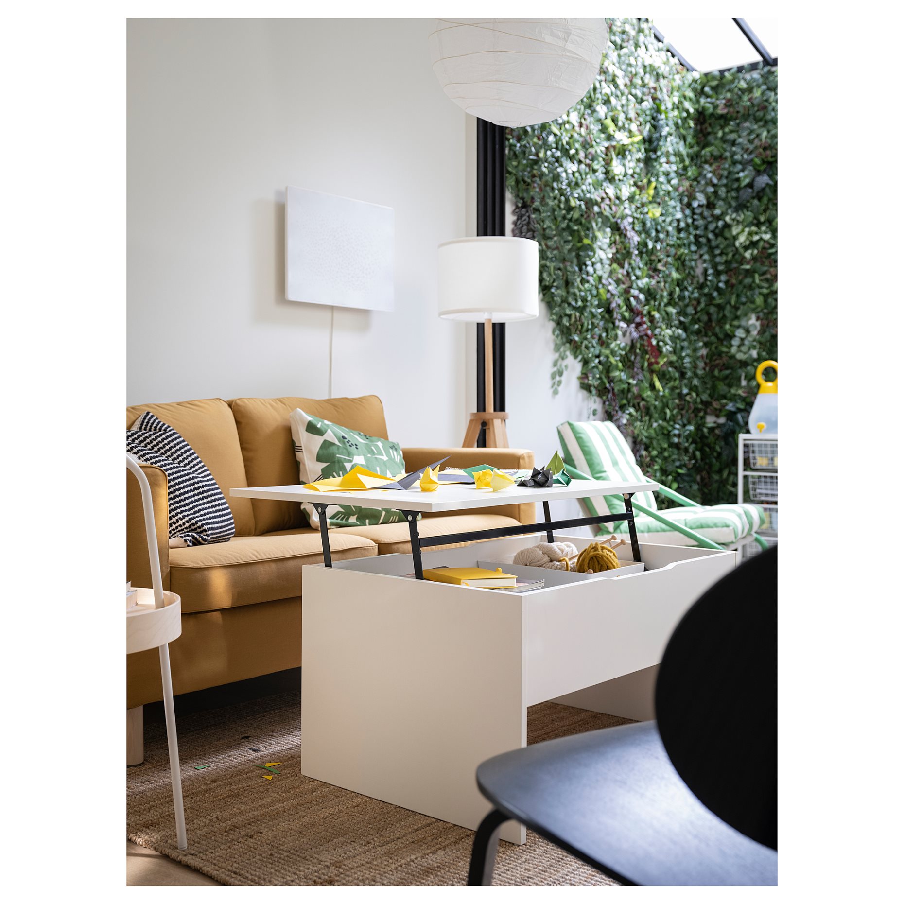 OSTAVALL, adjustable coffee table, 90 cm, 005.300.66
