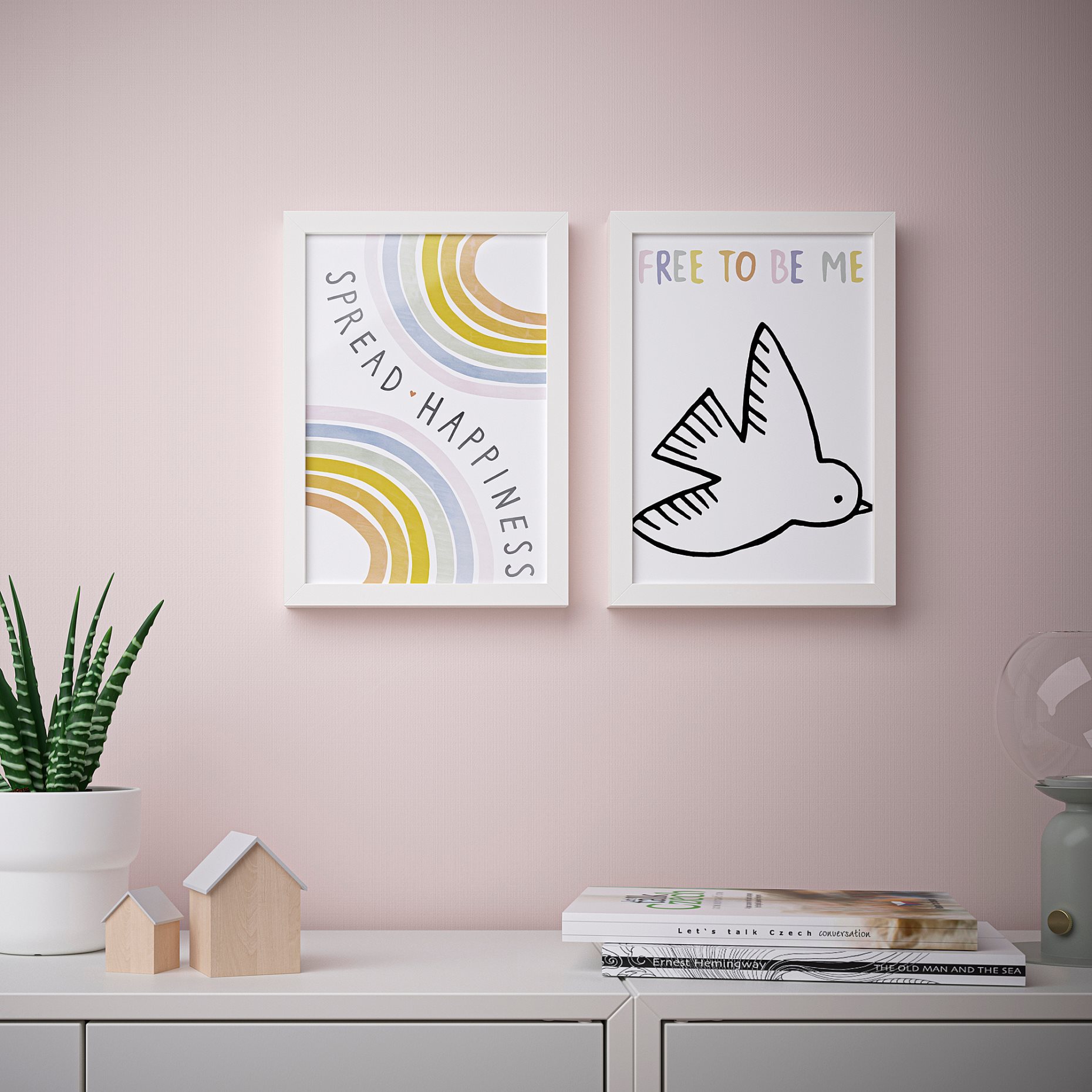 BILD, poster/Spread happiness/2 pack, 21x30 cm, 005.364.93