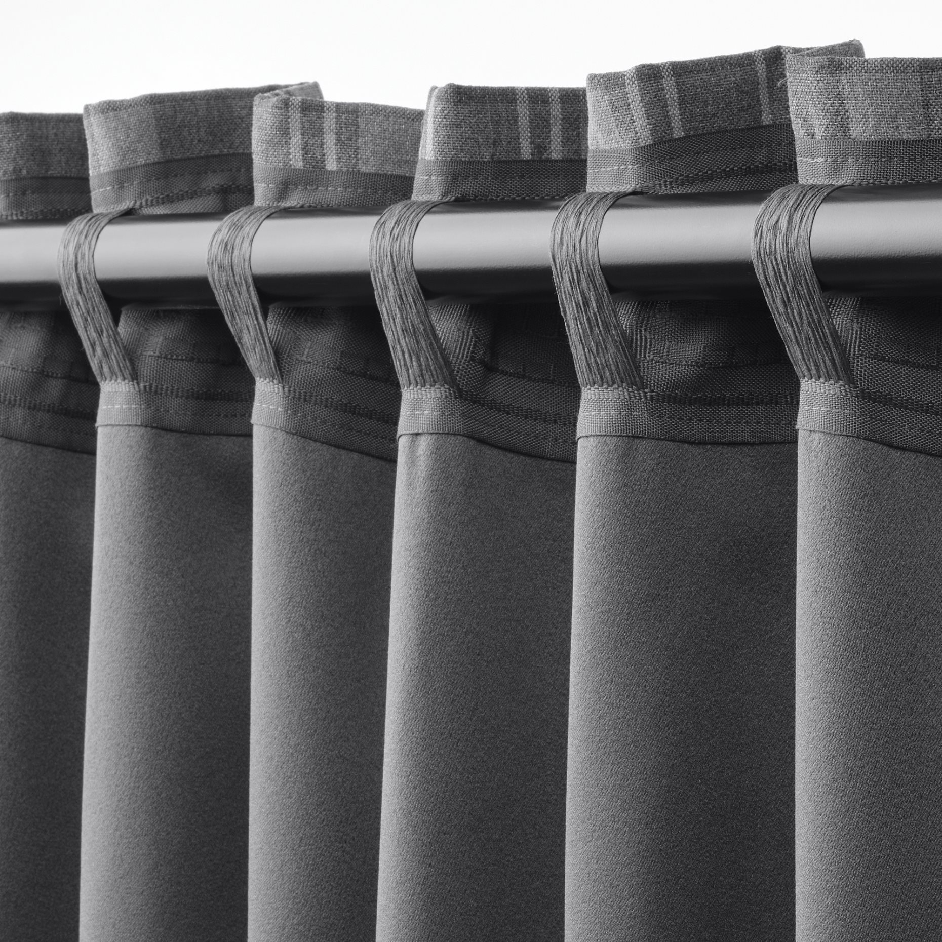 HAGGVECKMAL, room darkening curtains 1 pair, 145x300 cm, 005.621.23