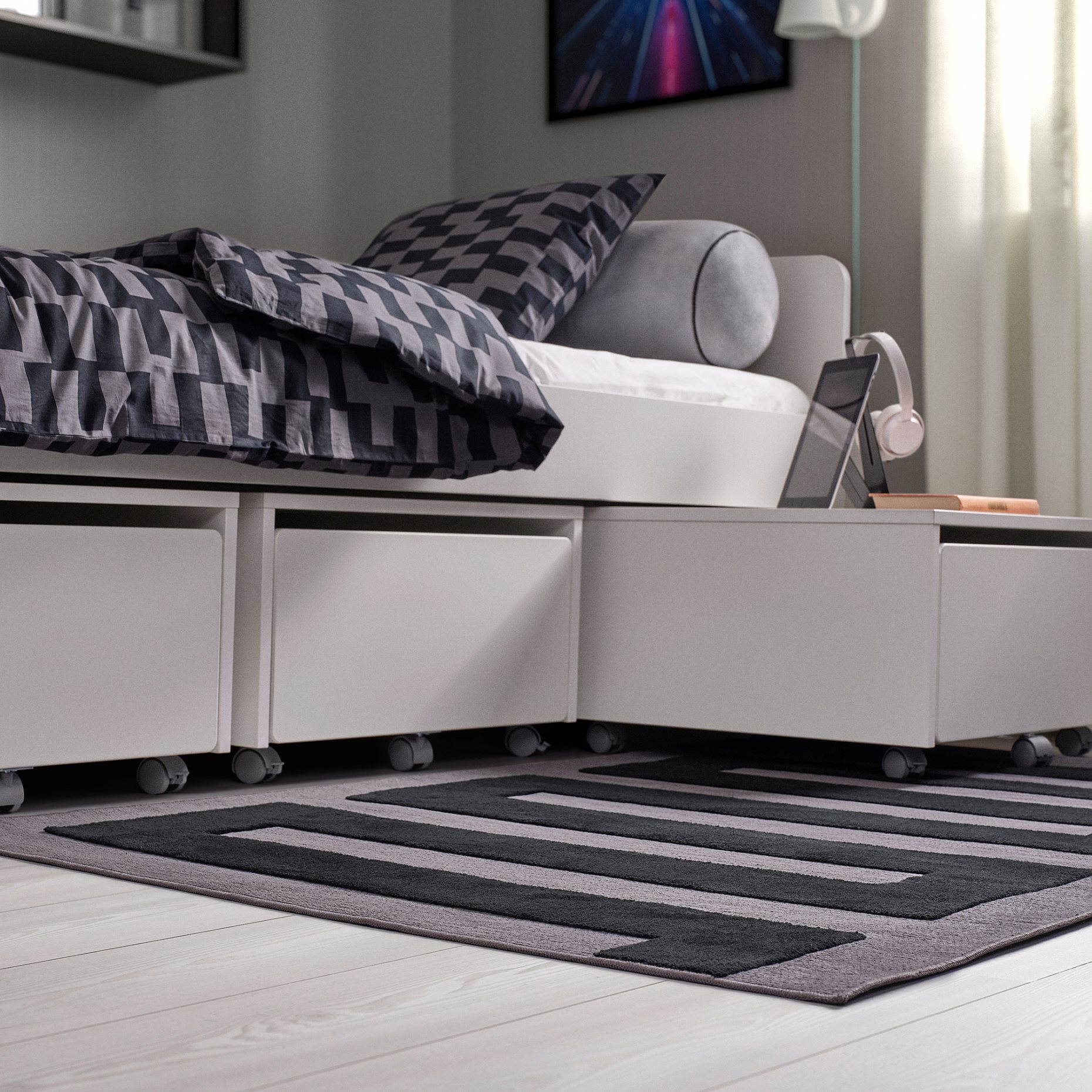 BLASKATA, rug, 105x160 cm, 005.695.20