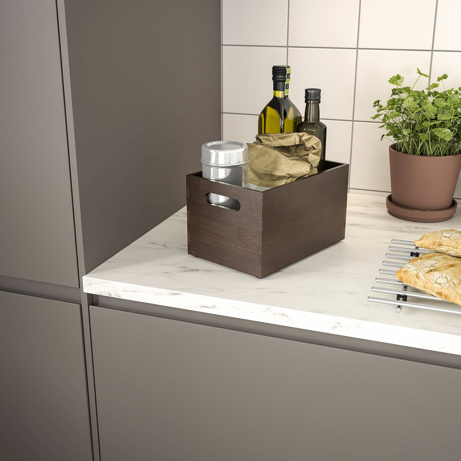UPPDATERA, storage box, 16x24x15 cm, 005.717.78