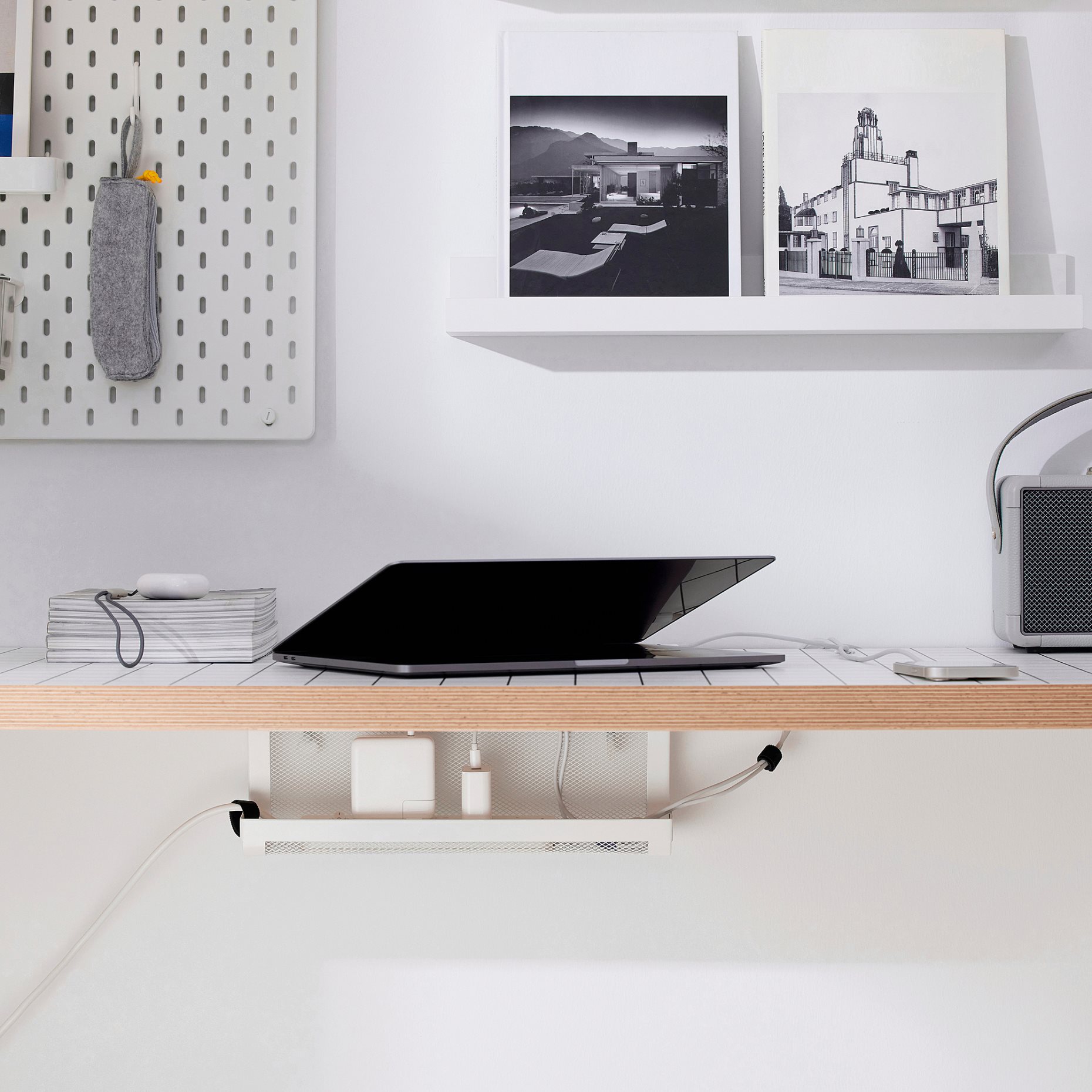 FORSASONG, cable management tray, 38 cm, 005.731.88