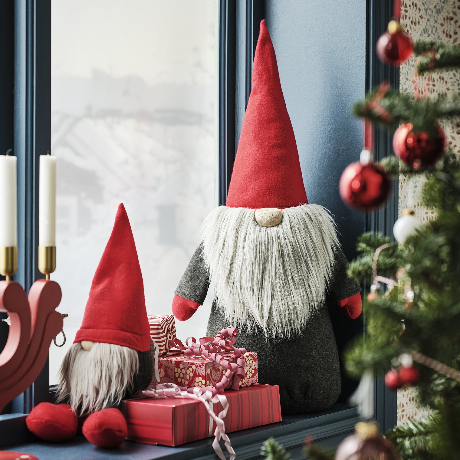 VINTERFINT, decoration Santa Claus, 71 cm, 005.784.97