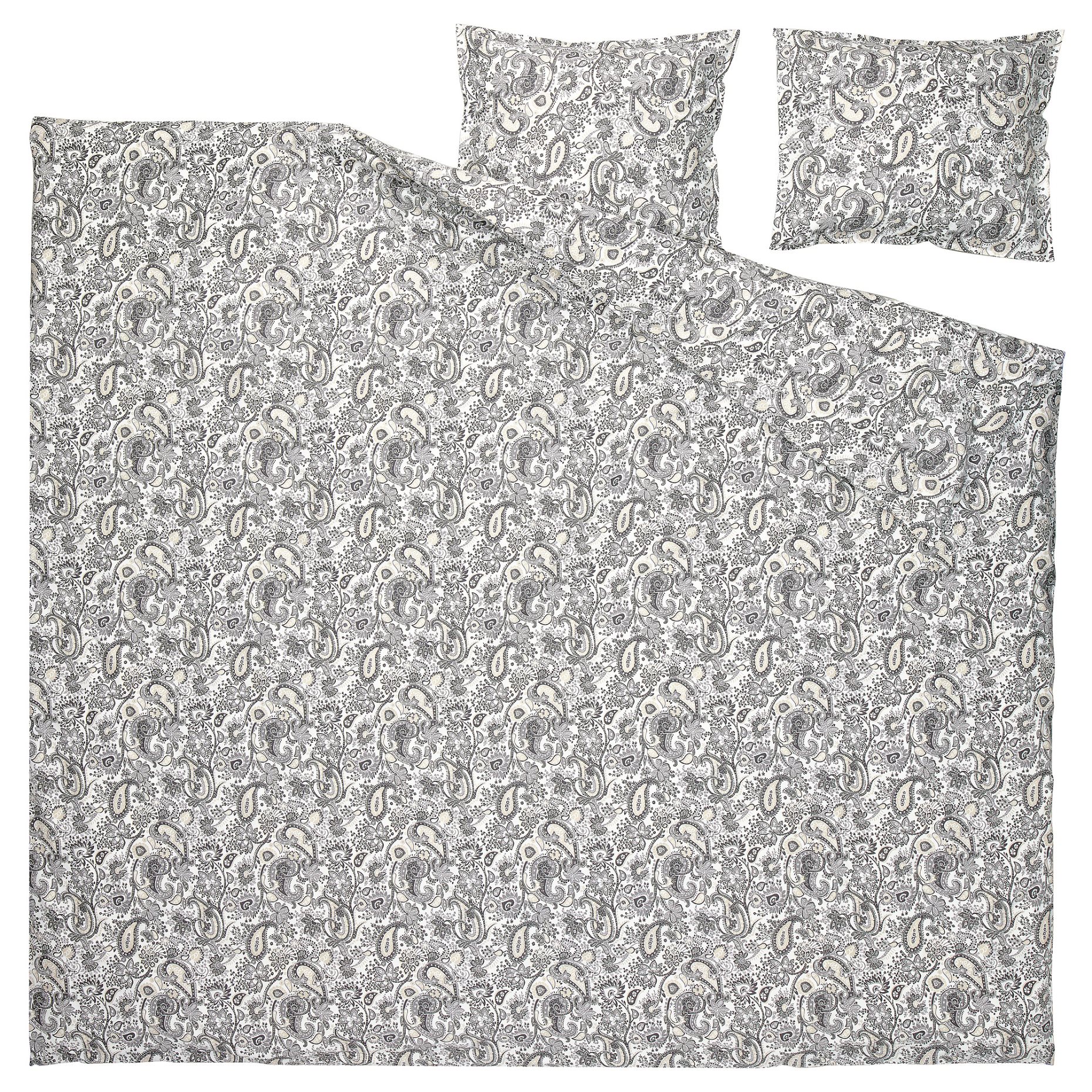 RODGERSIA, duvet cover and 2 pillowcases, 240x220/50x60 cm, 005.793.93