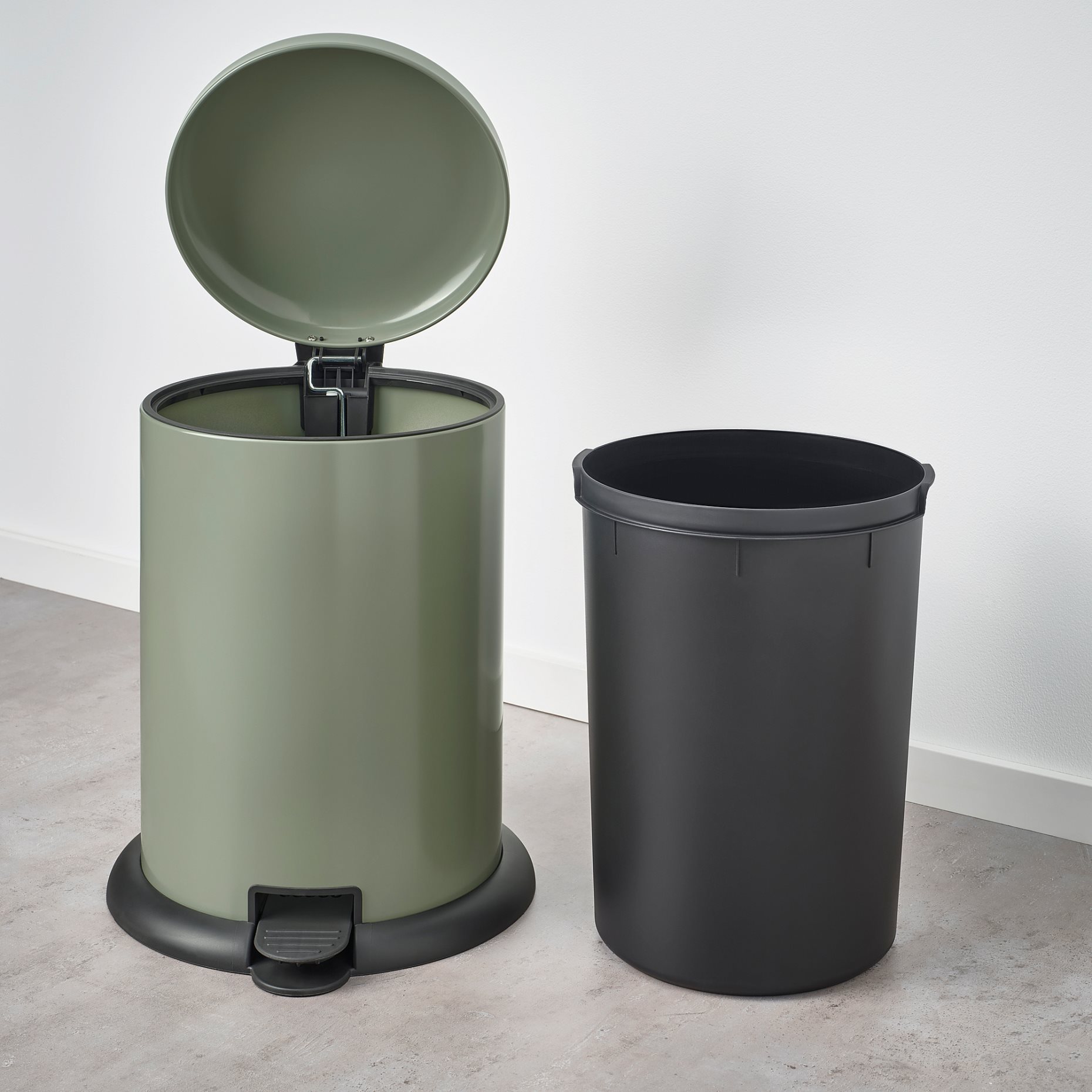 GÅNGSKYFFEL, pedal bin, 18 l, 005.953.88