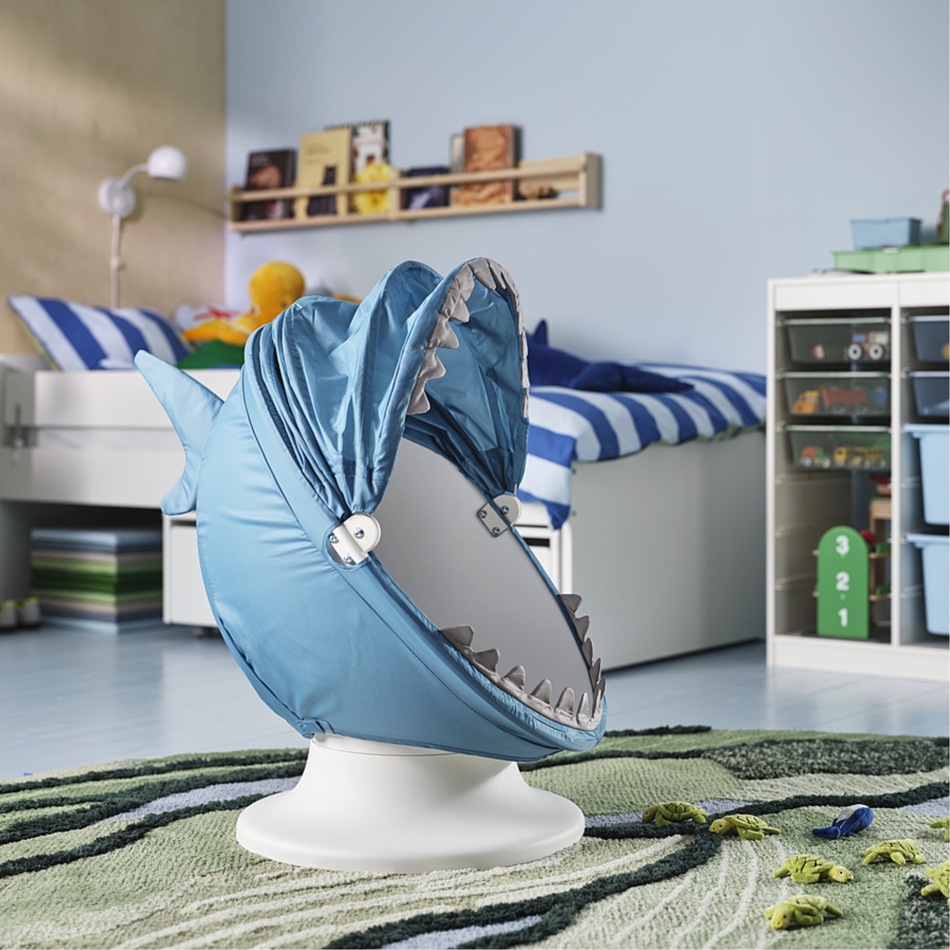 IKEAPSLÖMSK, slipcover for childrens swivel armchrair, 006.092.34