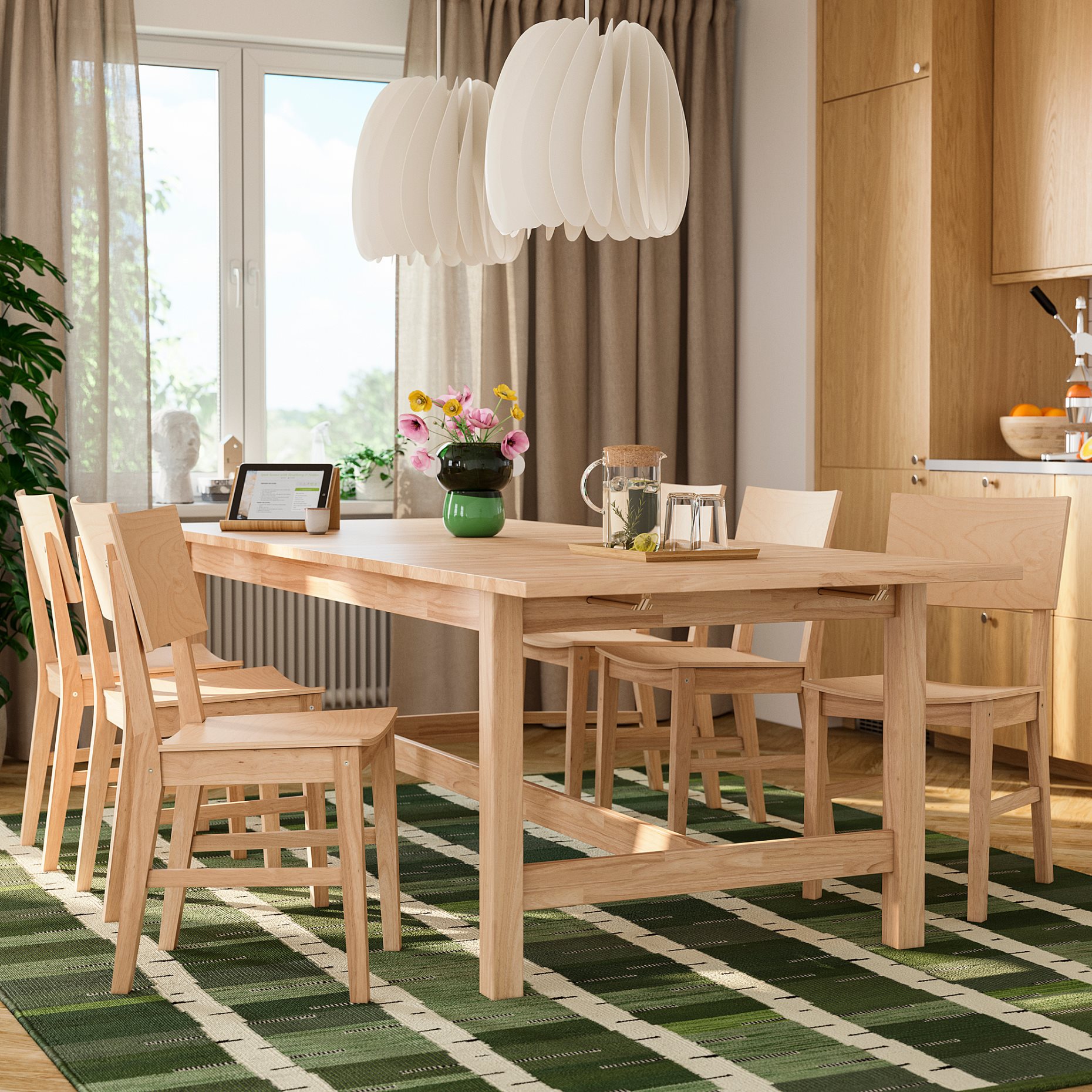 KARSKÄR, extendable table, 240/300x100 cm, 006.112.65
