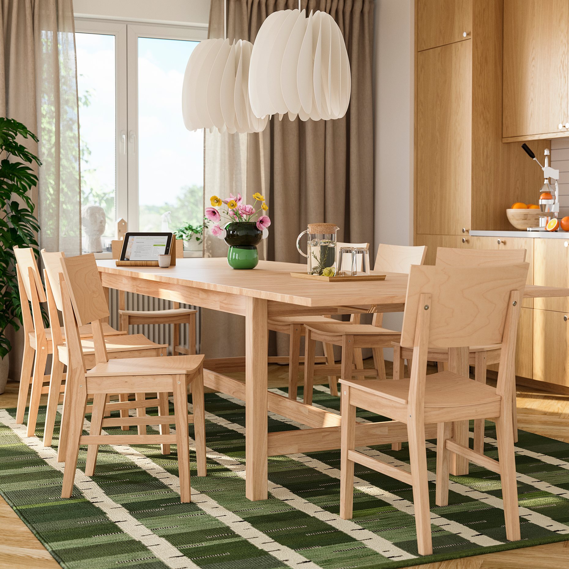 KARSKÄR, extendable table, 240/300x100 cm, 006.112.65