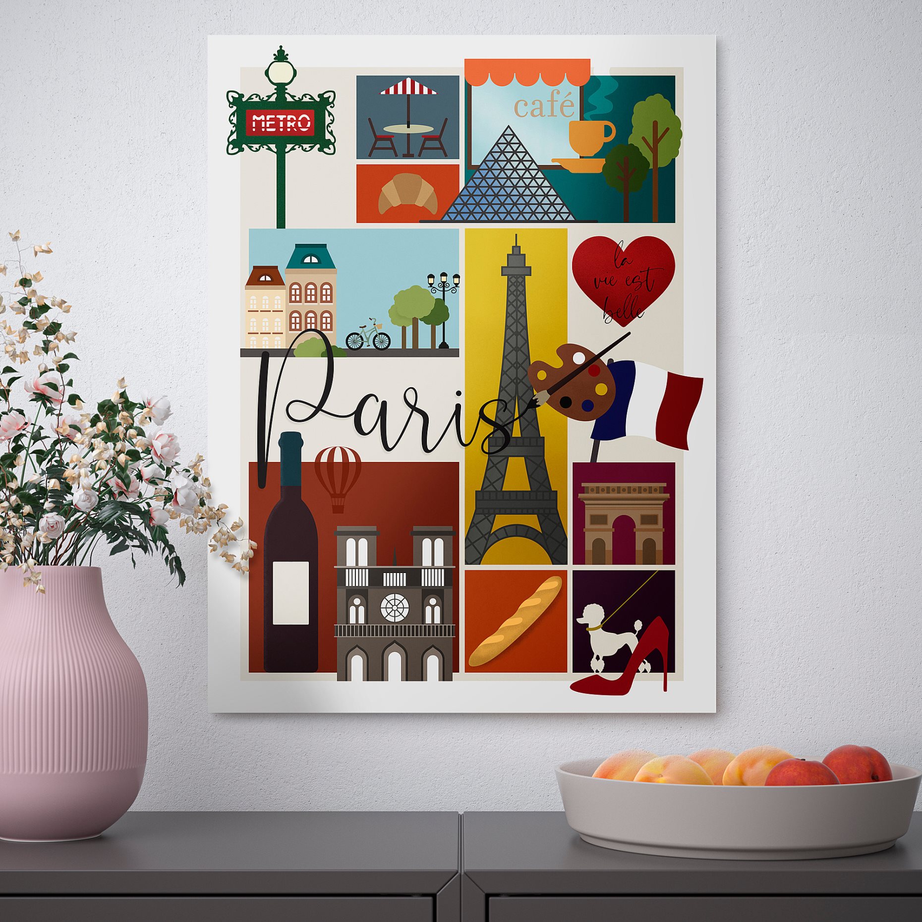 PJÄTTERYD, picture/Paris, 30x40 cm, 006.187.85