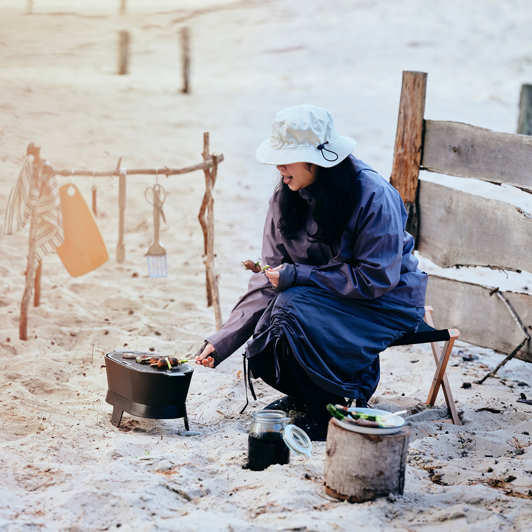 SOLUPPGÅNG, barbecue, 21x43 cm, 006.213.06