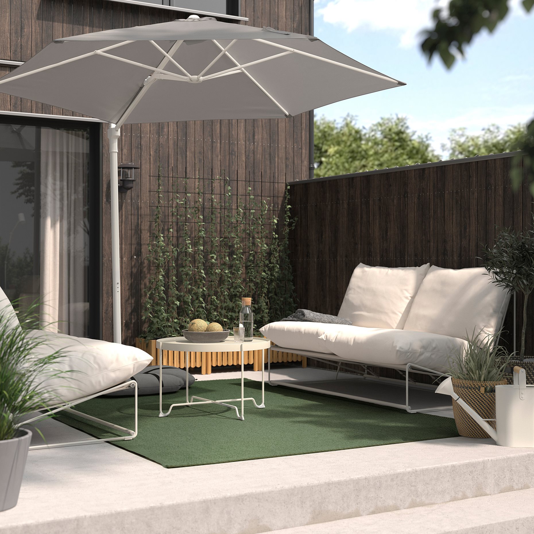 MORUM, χαλί χαμηλή πλέξη εσωτερικού/εξωτερικού χώρου, 200x300 cm, 006.241.83