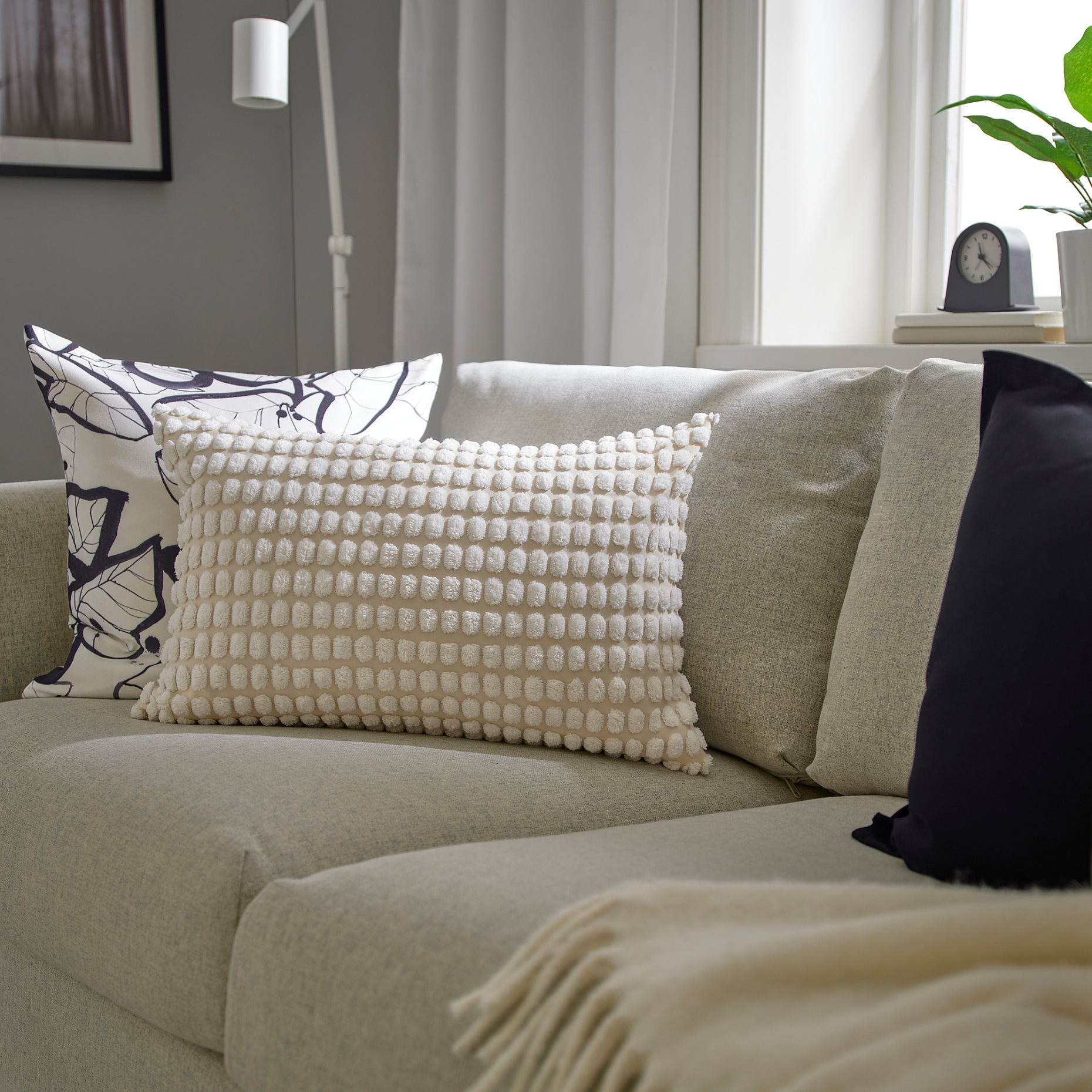 SVARTPOPPEL, κάλυμμα μαξιλαριού, 40x58 cm, 006.264.03