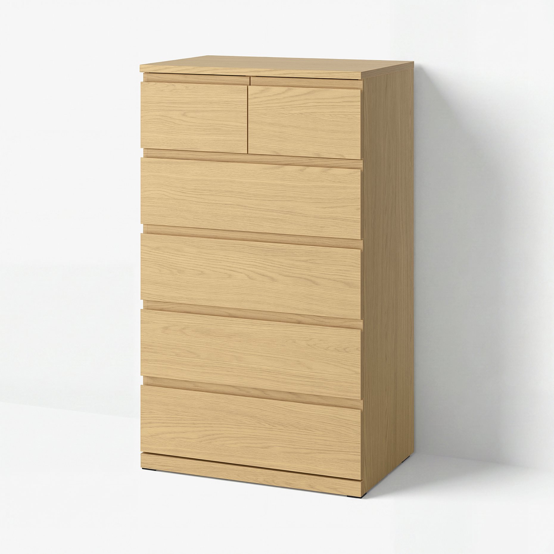 STORKLINTA, chest of 6 drawers, 70x50x120 cm, 006.275.44