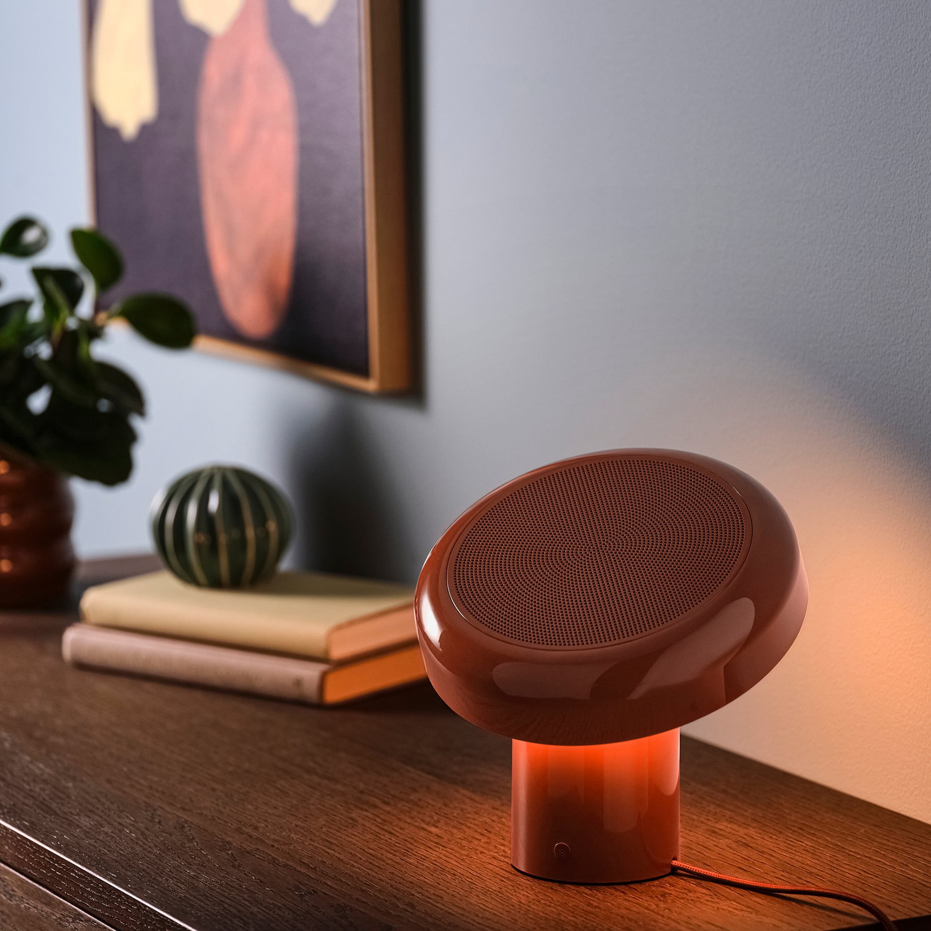 BLOMPRAKT, φωτιστικό ηχείο bluetooth, 006.451.14