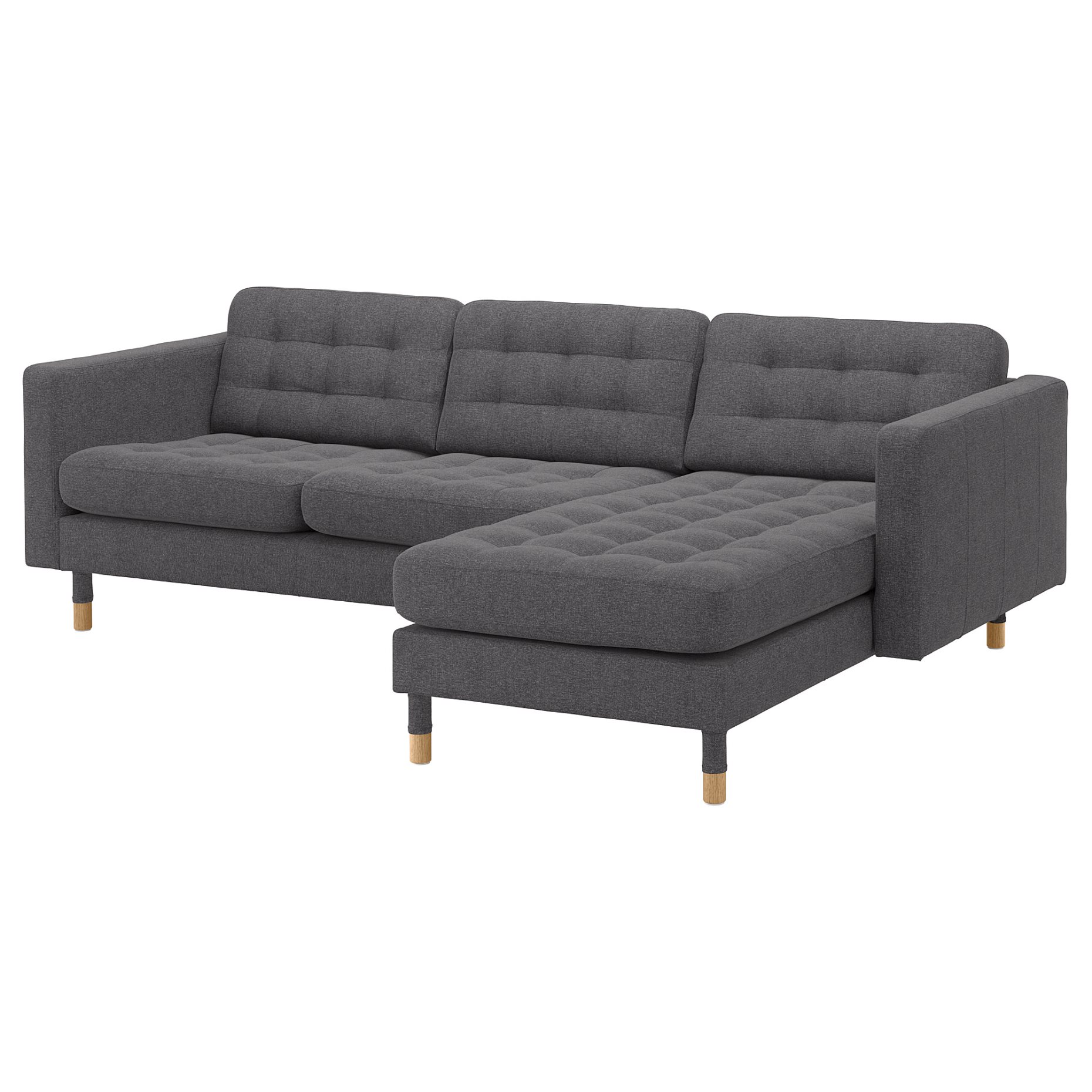 LANDSKRONA, τριθέσιος καναπές με σεζλόνγκ, 092.726.66