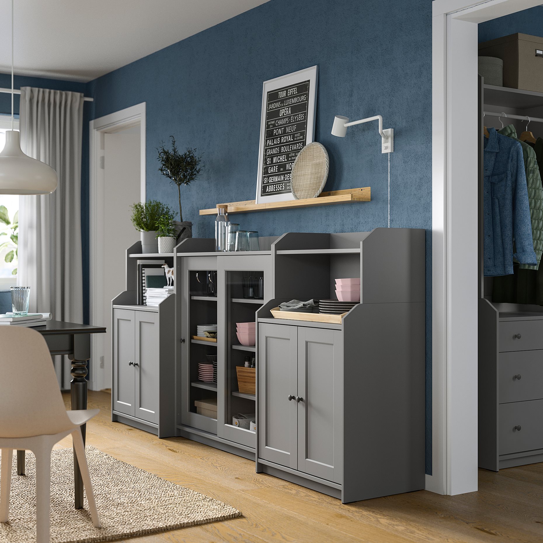HAUGA, storage combination, 093.886.43