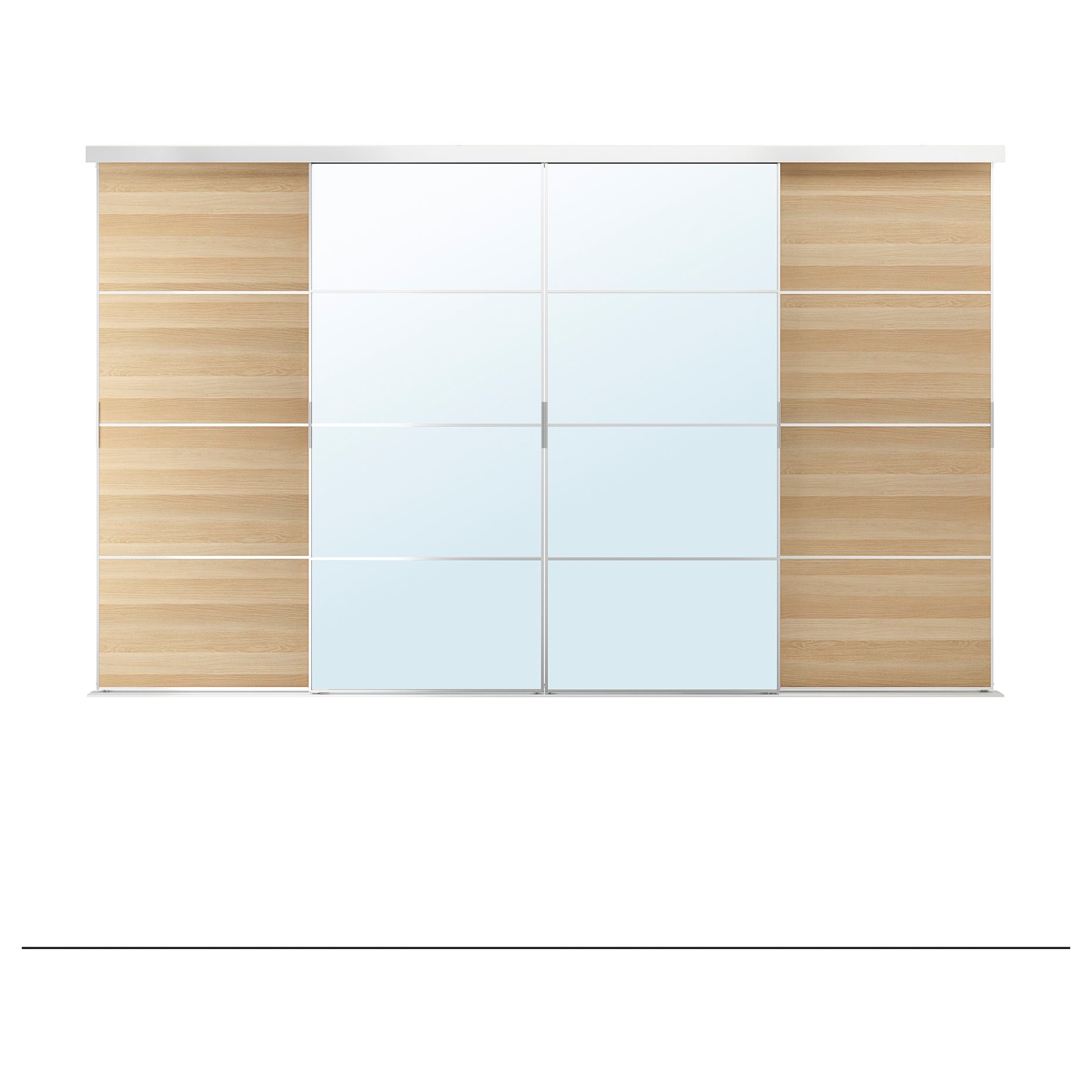 SKYTTA/MEH/AULI, sliding door combination, 401x240 cm, 094.240.47