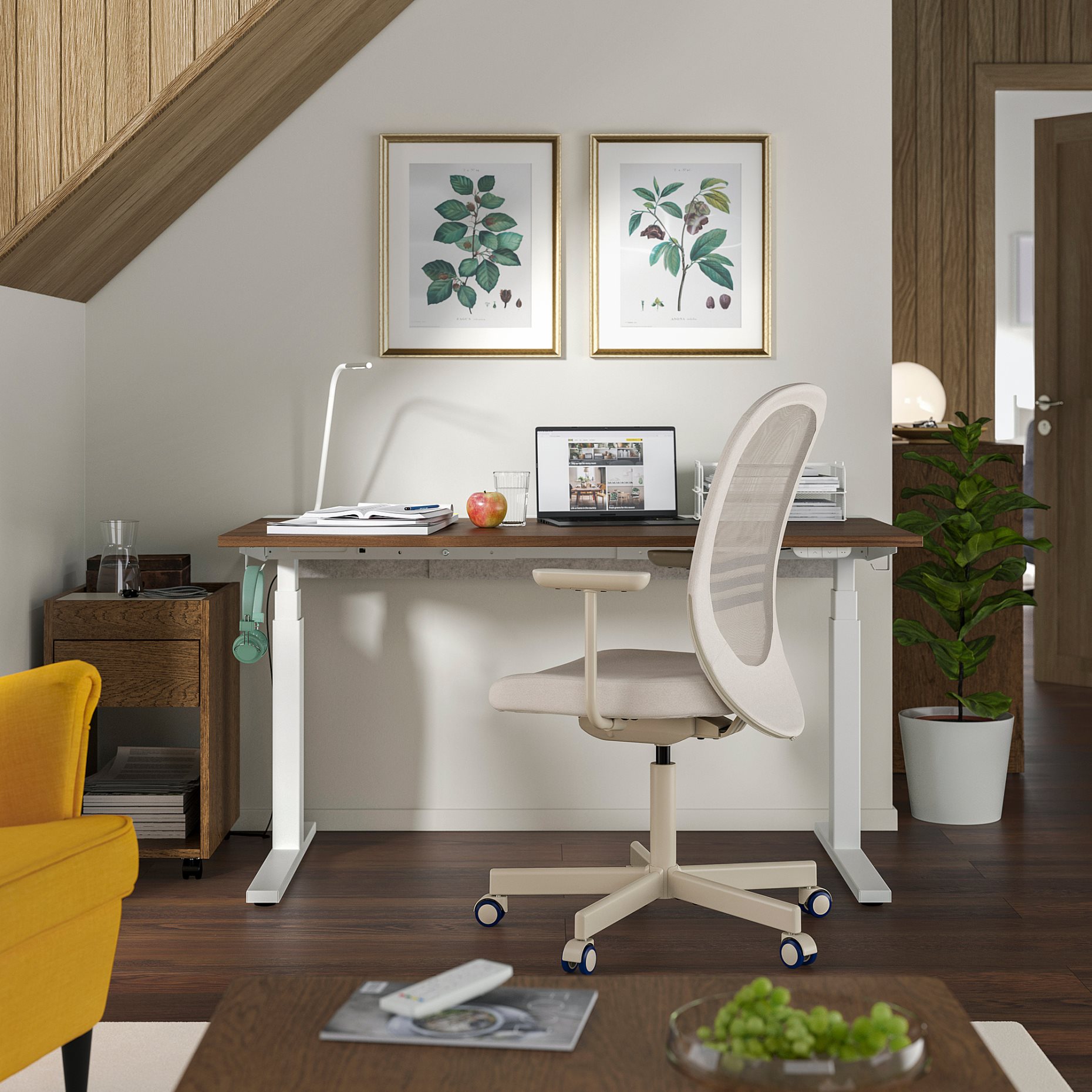 FLINTAN, office chair with armrests, 094.244.67