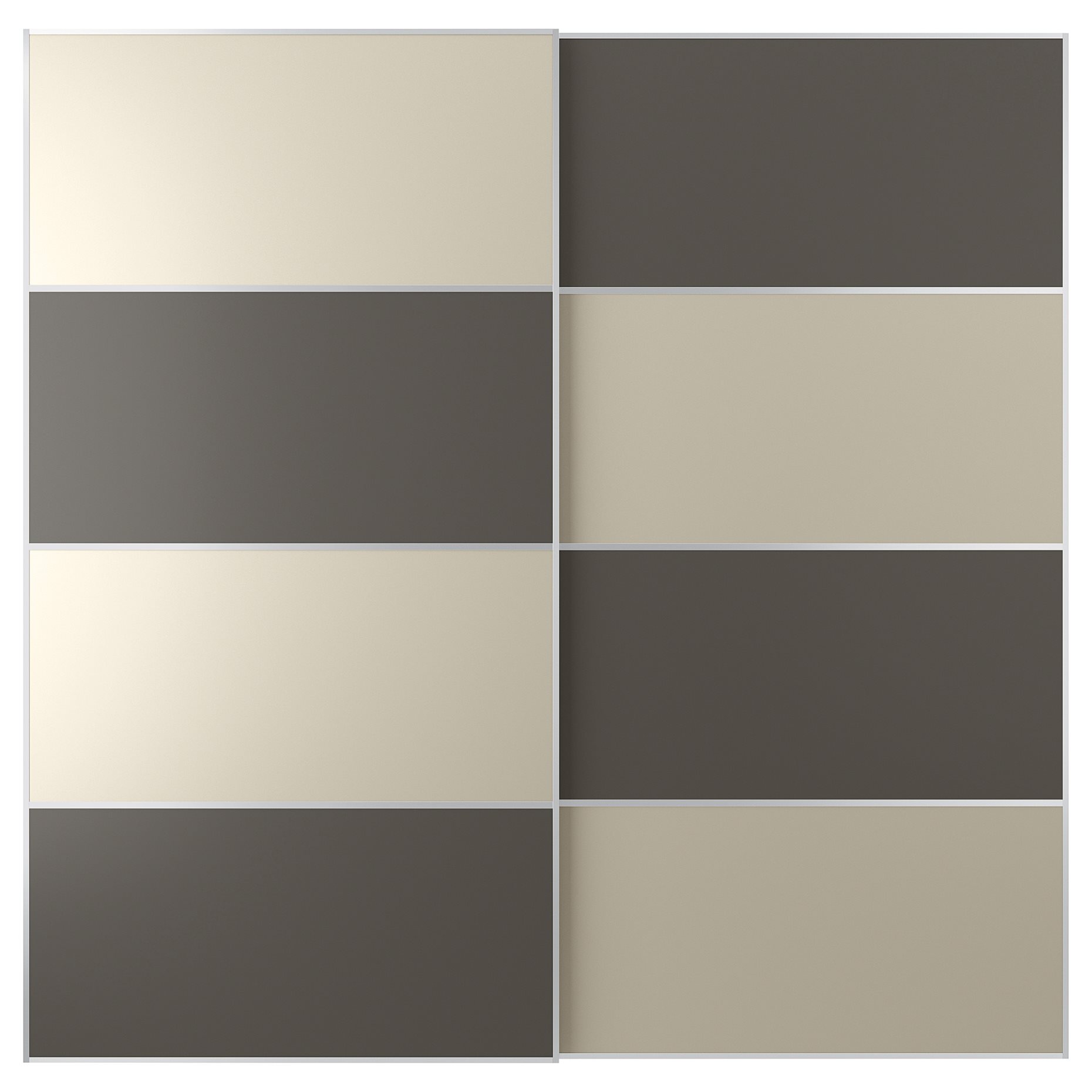 MEHAMN, pair of sliding doors, 200x201 cm, 094.362.67