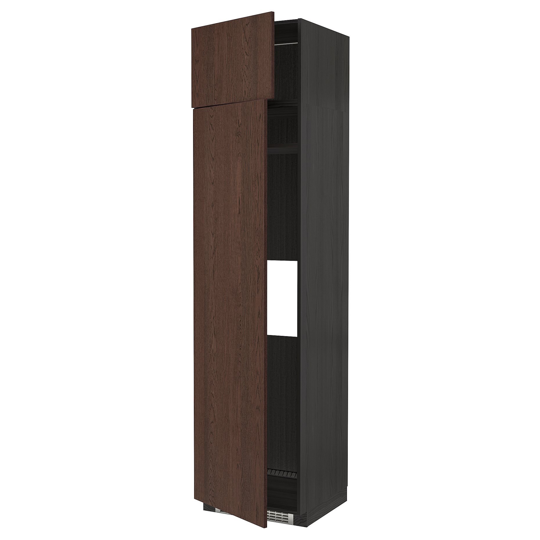 METOD, high cabinet for fridge or freezer with 2 drawers, 60x60x240 cm, 094.683.38