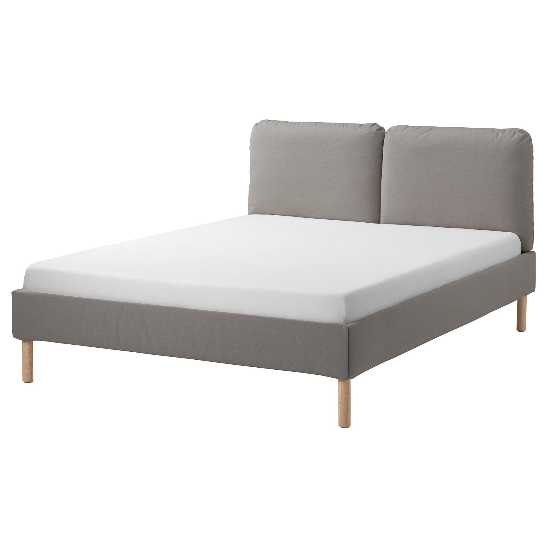 SAGESUND, upholstered bed frame, 140x200 cm, 094.964.97