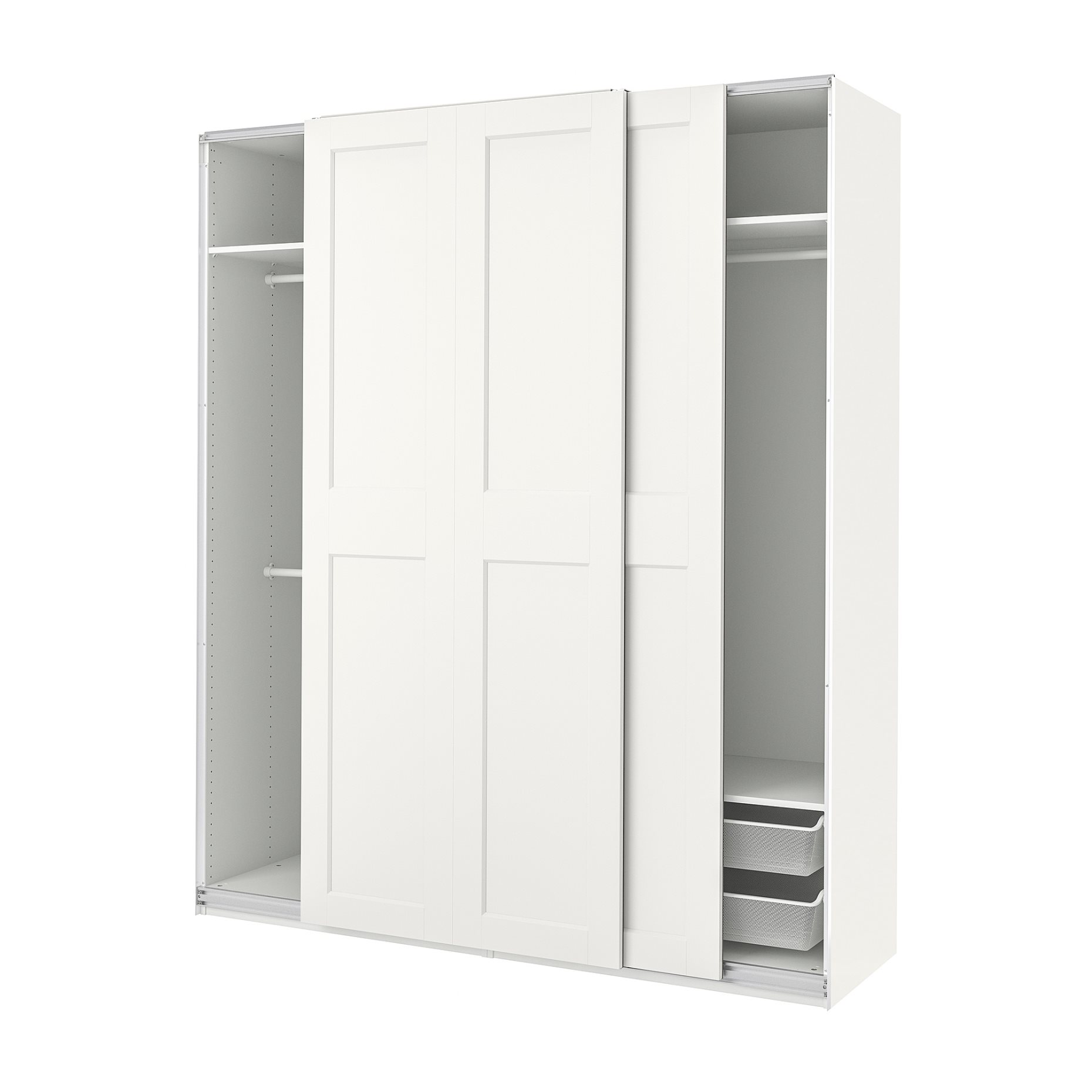 PAX/GRIMO, ντουλάπα με συρόμενες πόρτες, 200x66x236 cm, 095.028.51