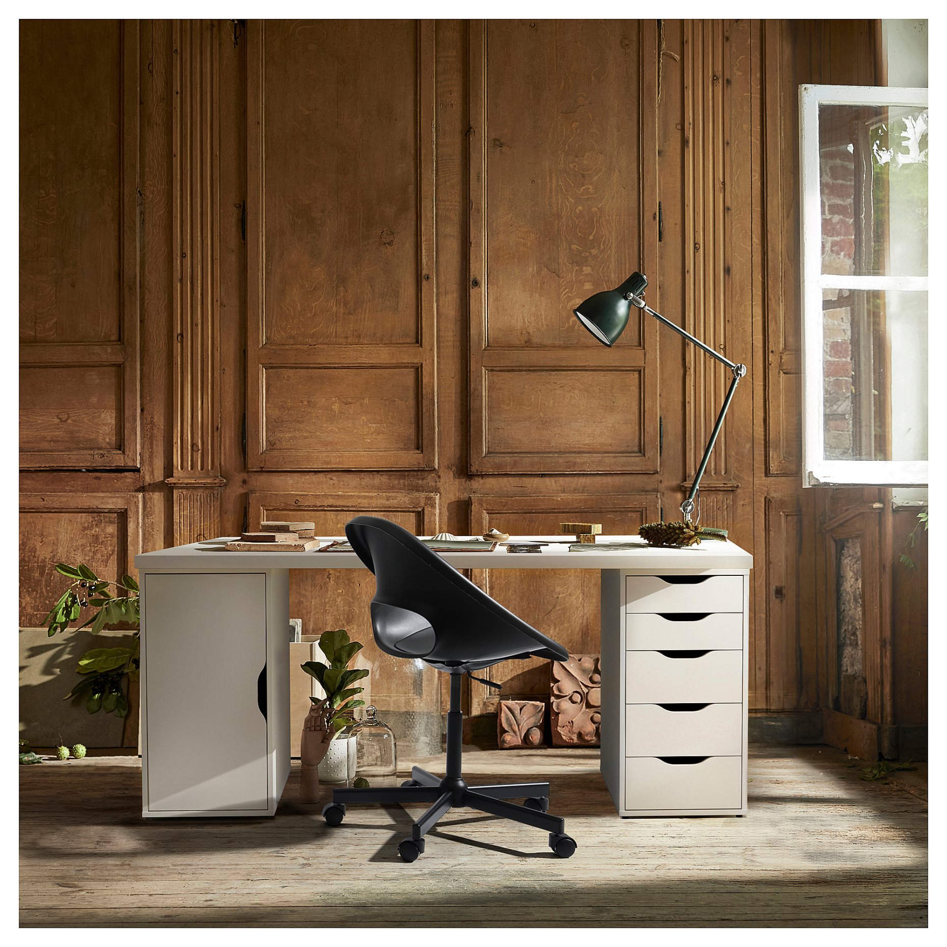 LAGKAPTEN/ALEX, desk, 140x60 cm, 095.216.04