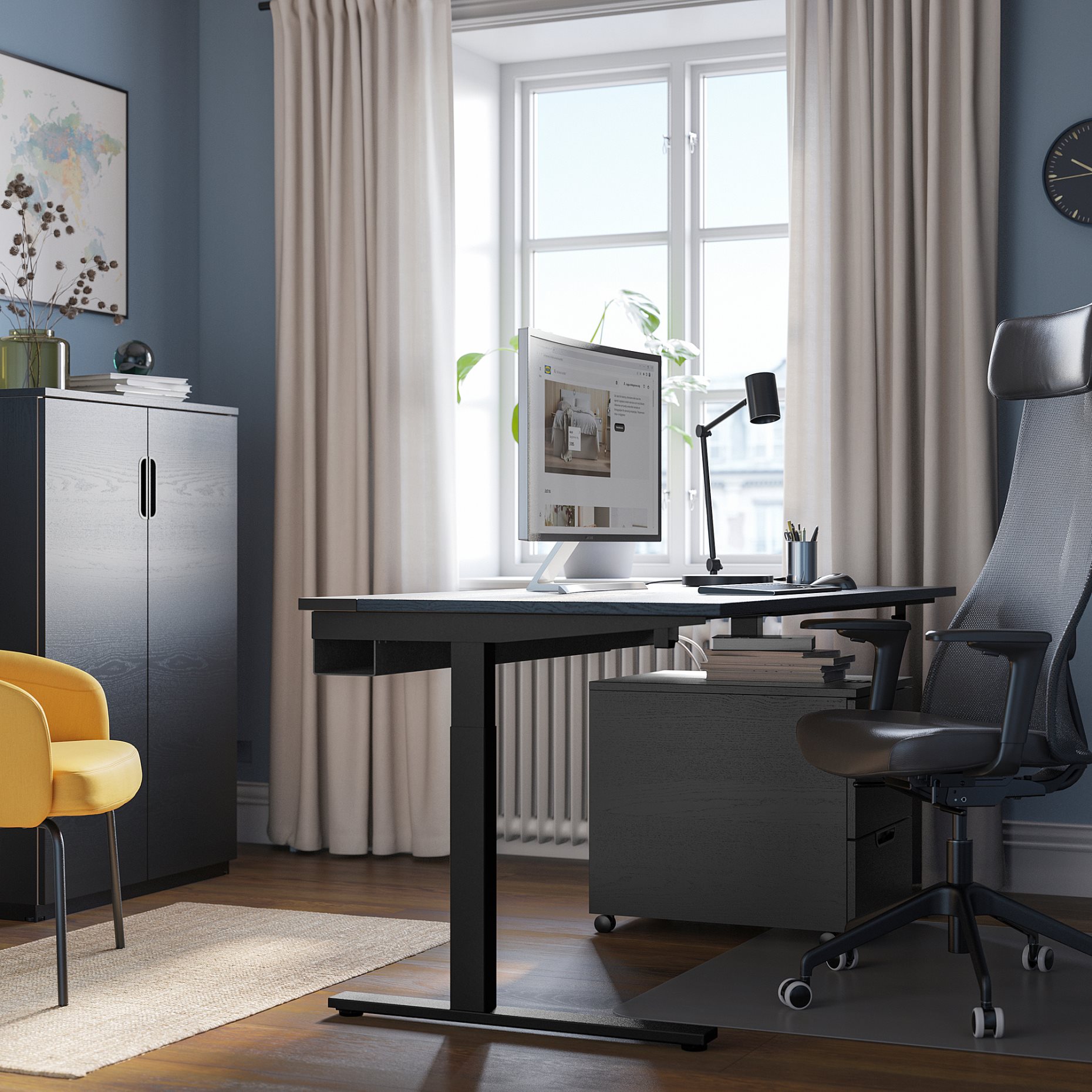 MITTZON, desk, 160x60 cm, 095.290.54