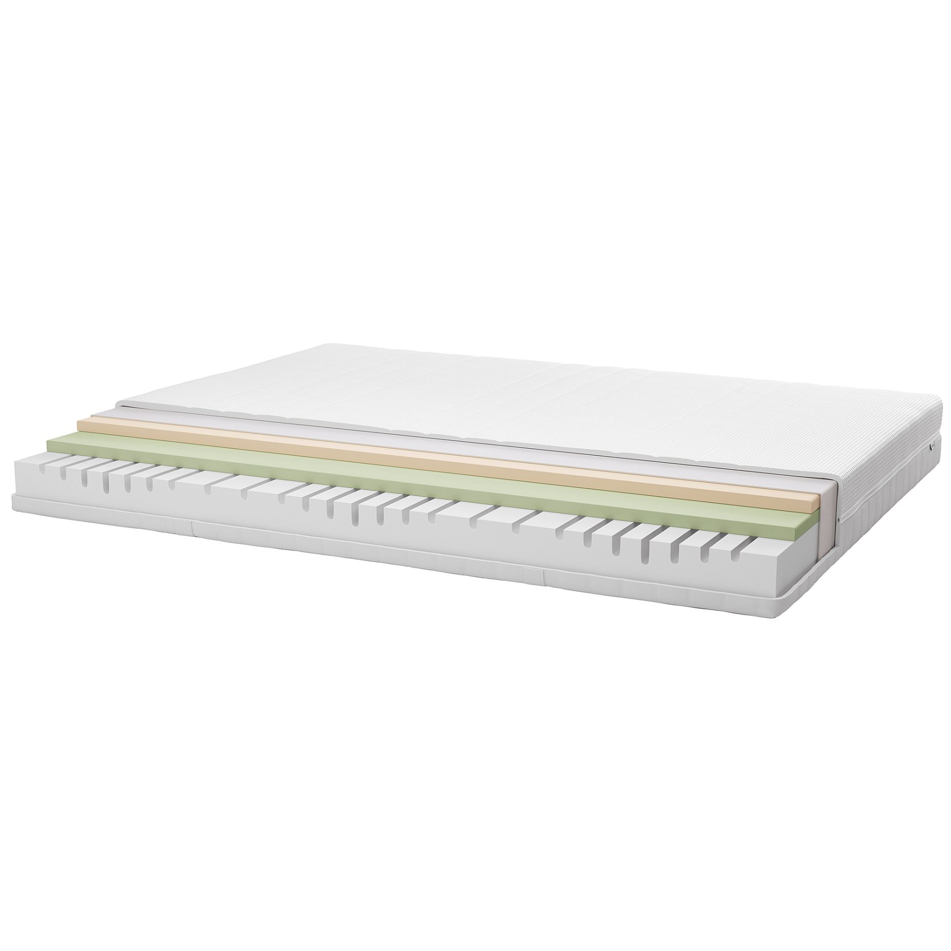 GLAMBERGET, bed frame with storage and mattress, 140x200 cm, 095.684.94
