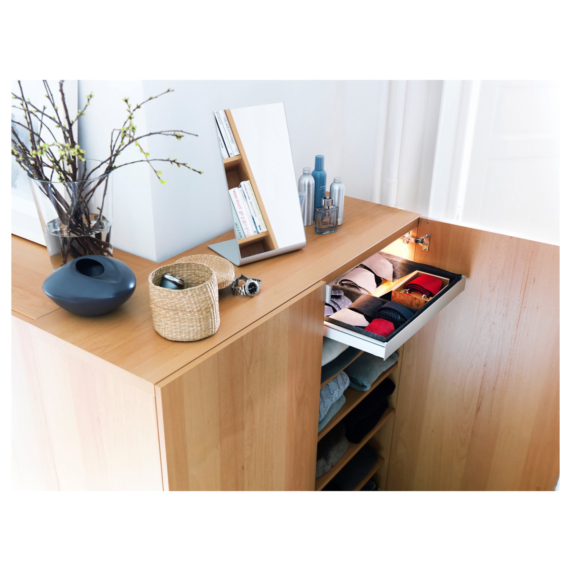 TYSNES, επιτραπέζιος καθρέφτης, 22x39 cm, 101.821.89