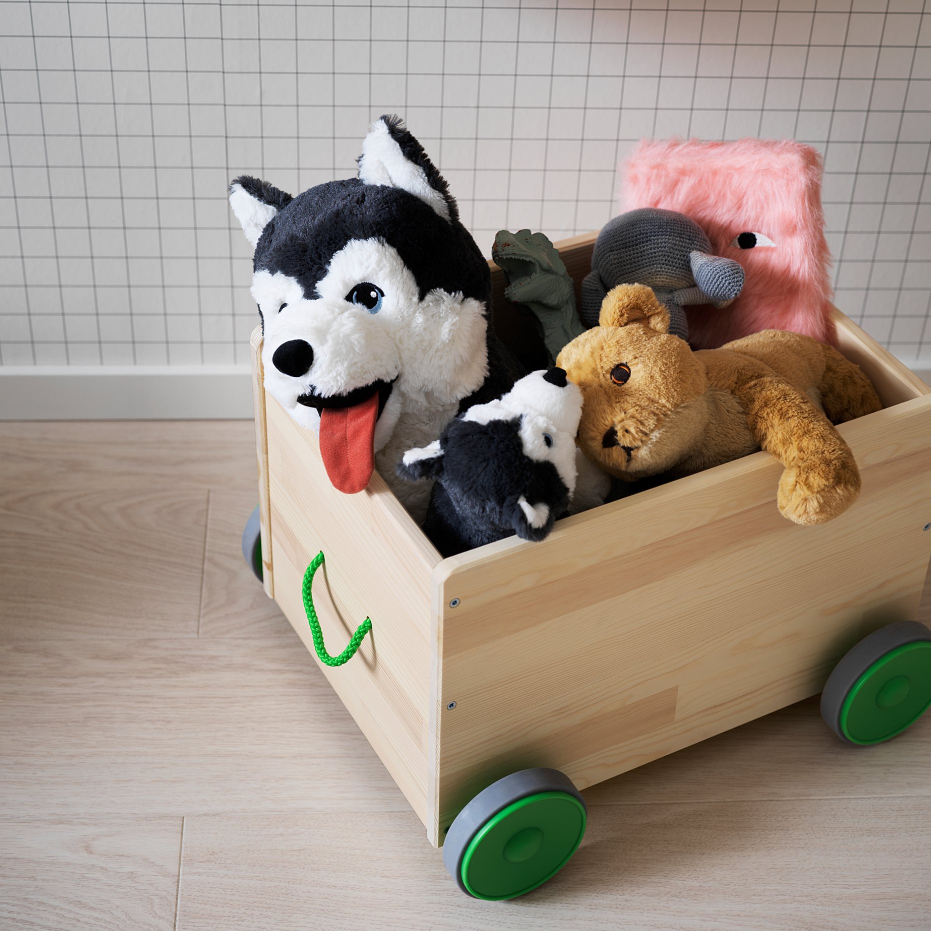 FLISAT, toy storage with wheels, 102.984.20