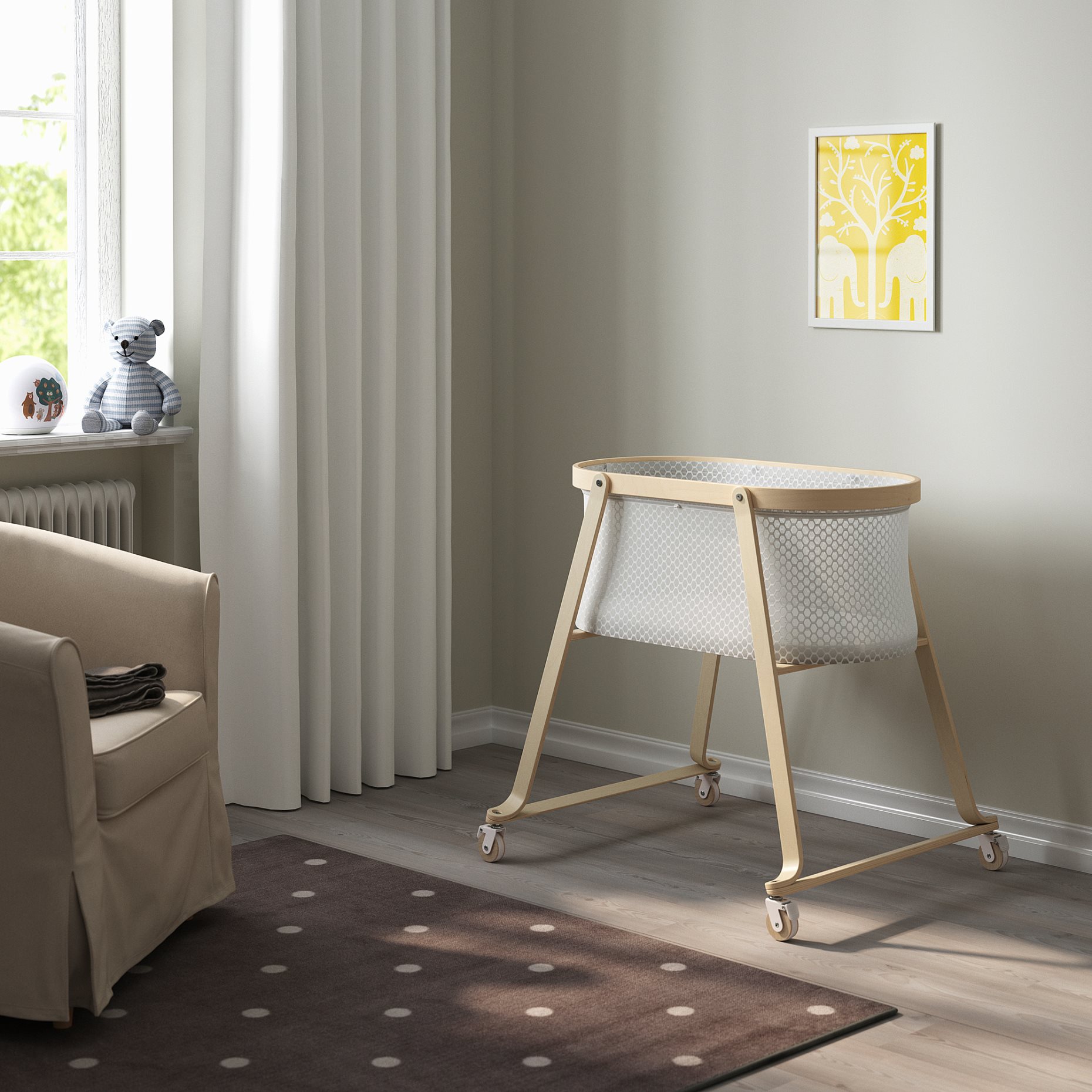 ALSKVARD, λίκνο, 40x73 cm, 103.148.11