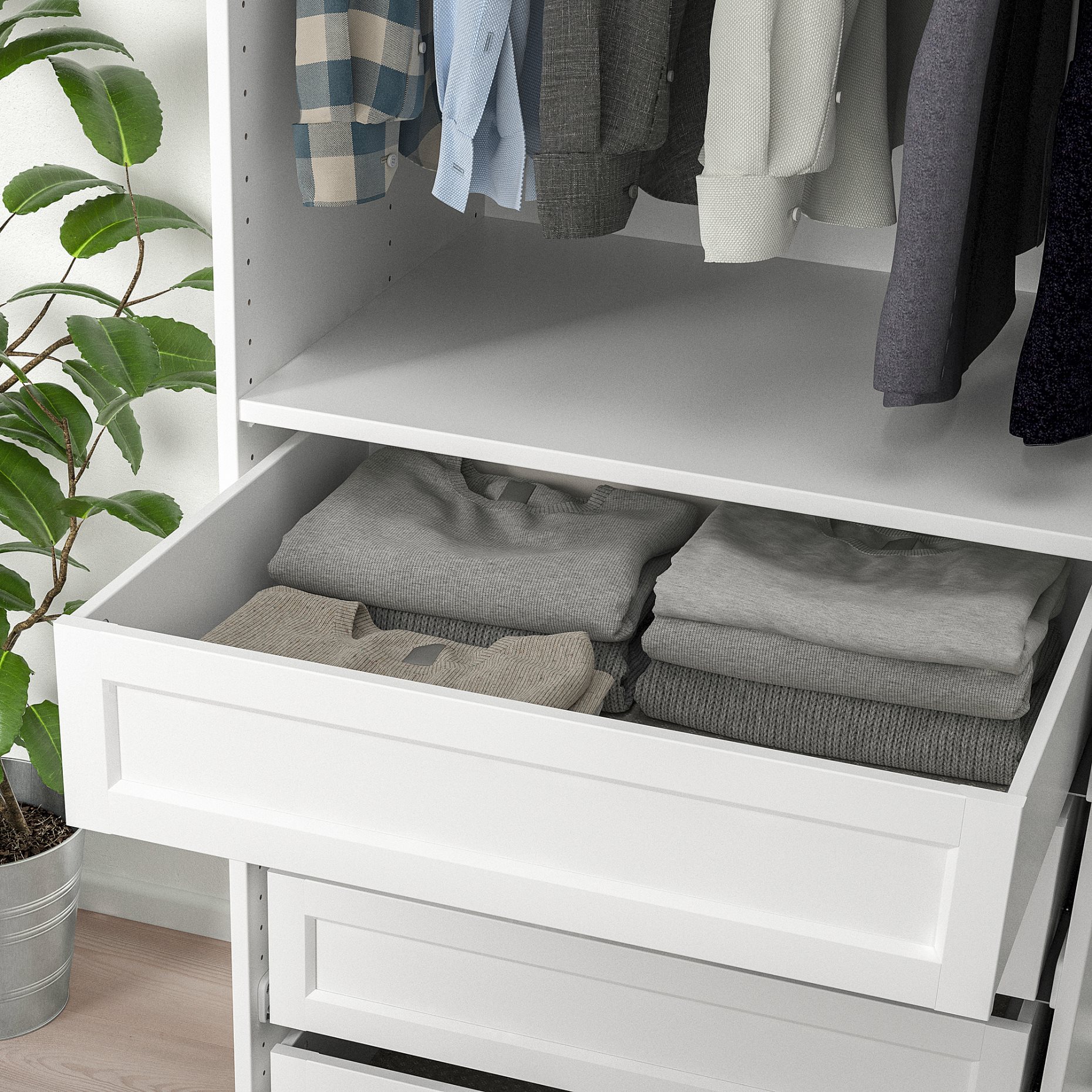 KOMPLEMENT, drawer with framed front, 104.466.04