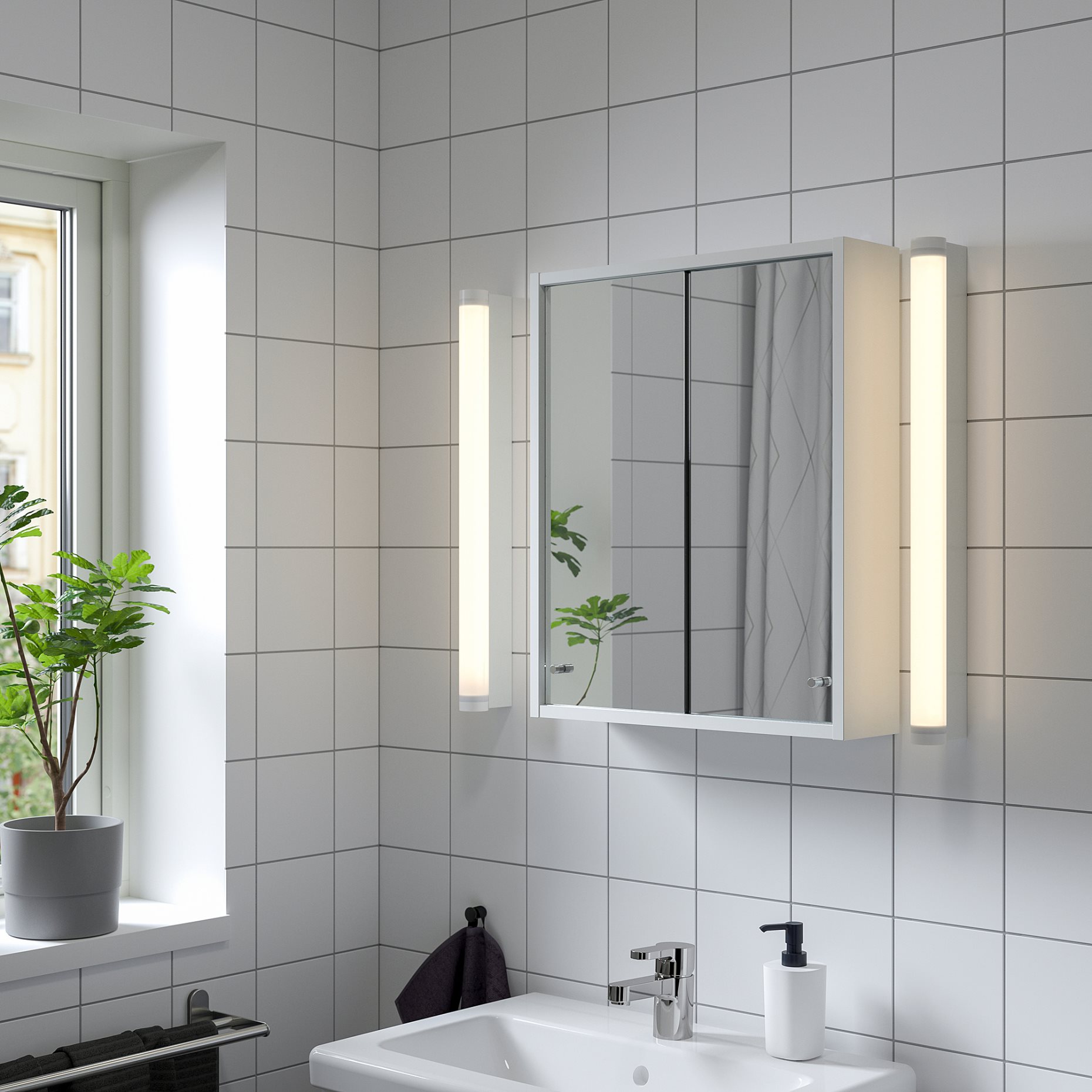 NYSJÖN, mirror cabinet, 50x60 cm, 104.708.30