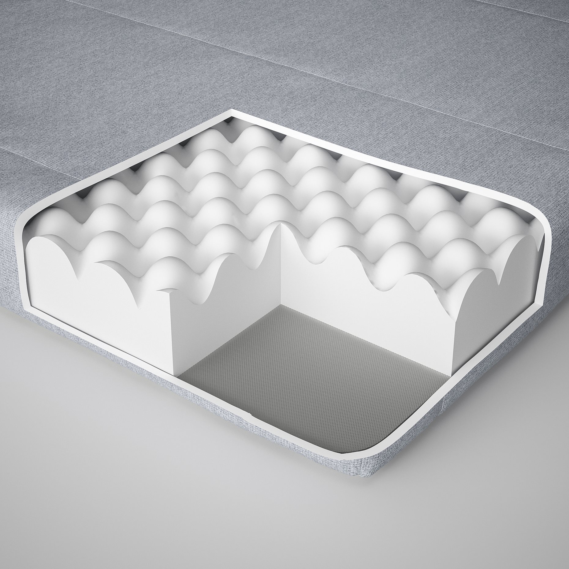 ÅGOTNES, foam mattress/firm, 80x200 cm, 104.808.53