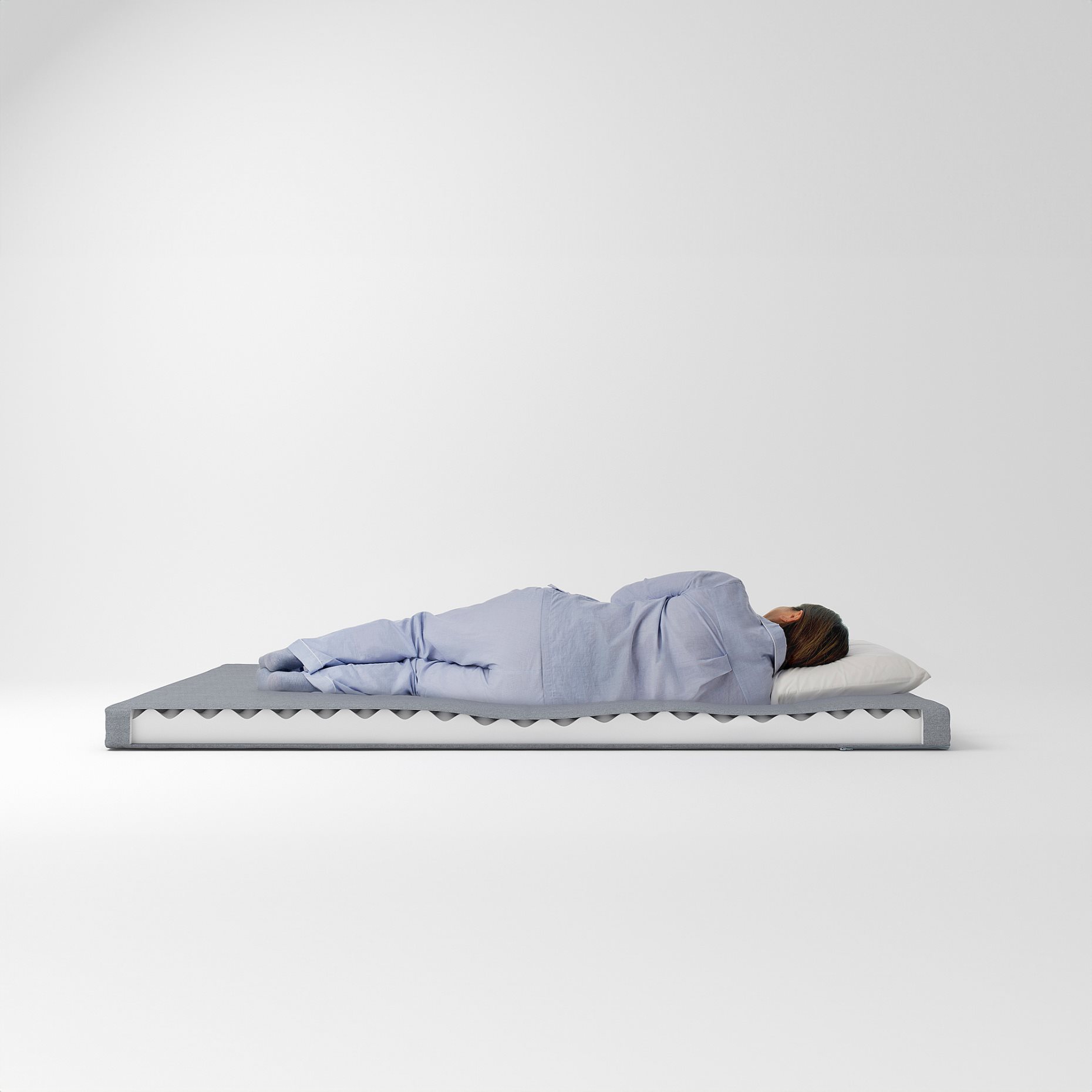 ÅGOTNES, foam mattress/firm, 80x200 cm, 104.808.53
