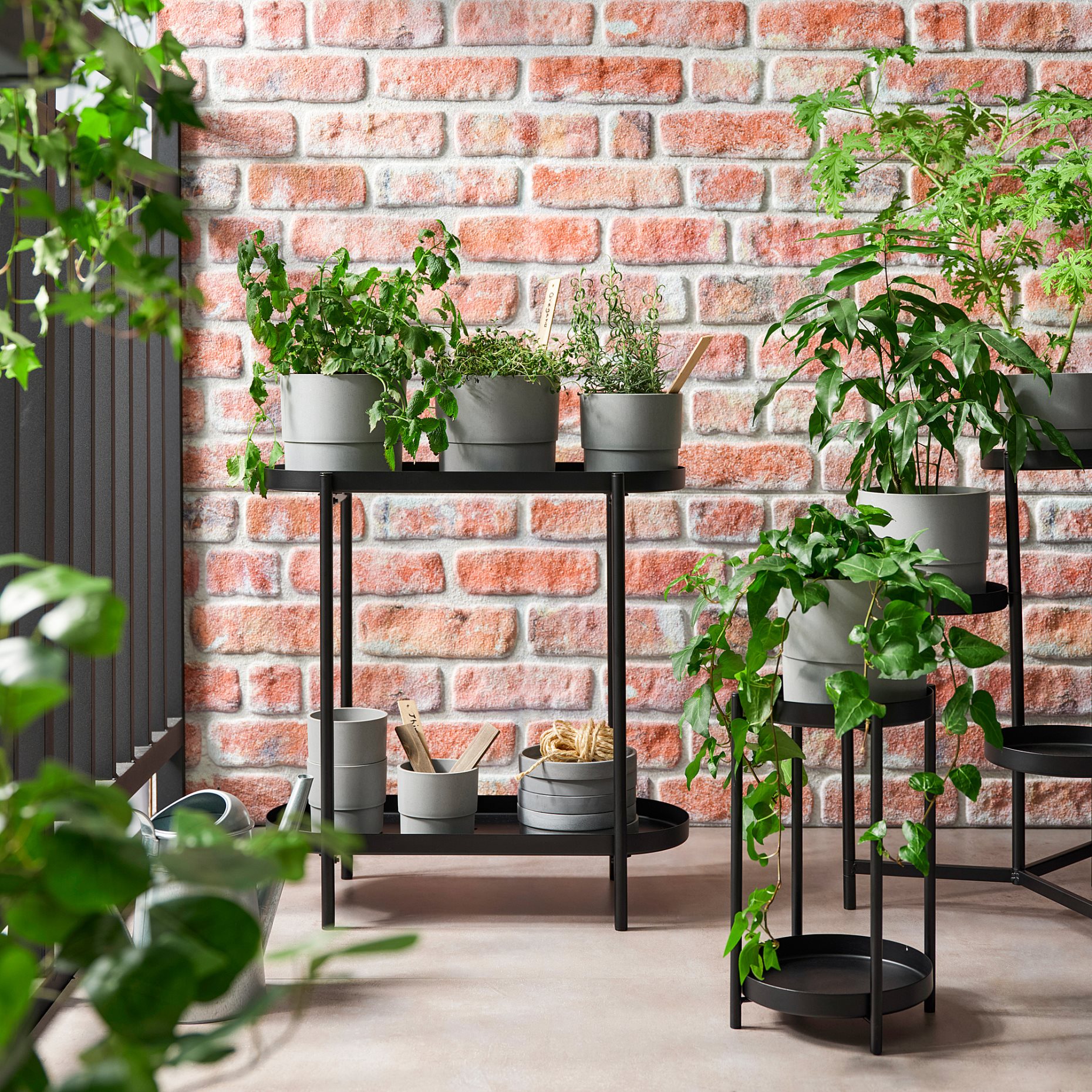 OLIVBLAD, plant stand in/outdoor, 56 cm, 104.866.47