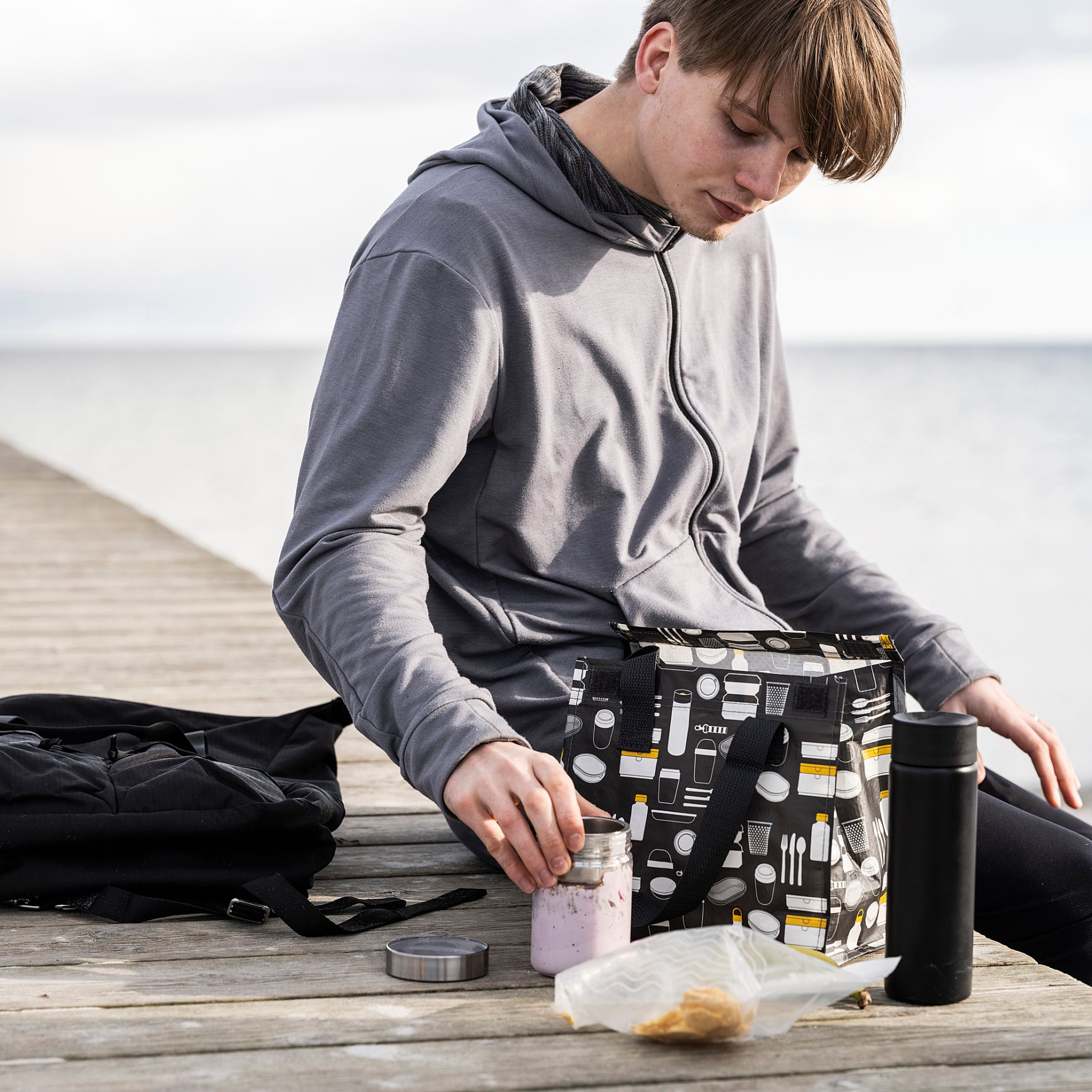 FLADDRIG, lunch bag, 25x16x27 cm, 104.972.12