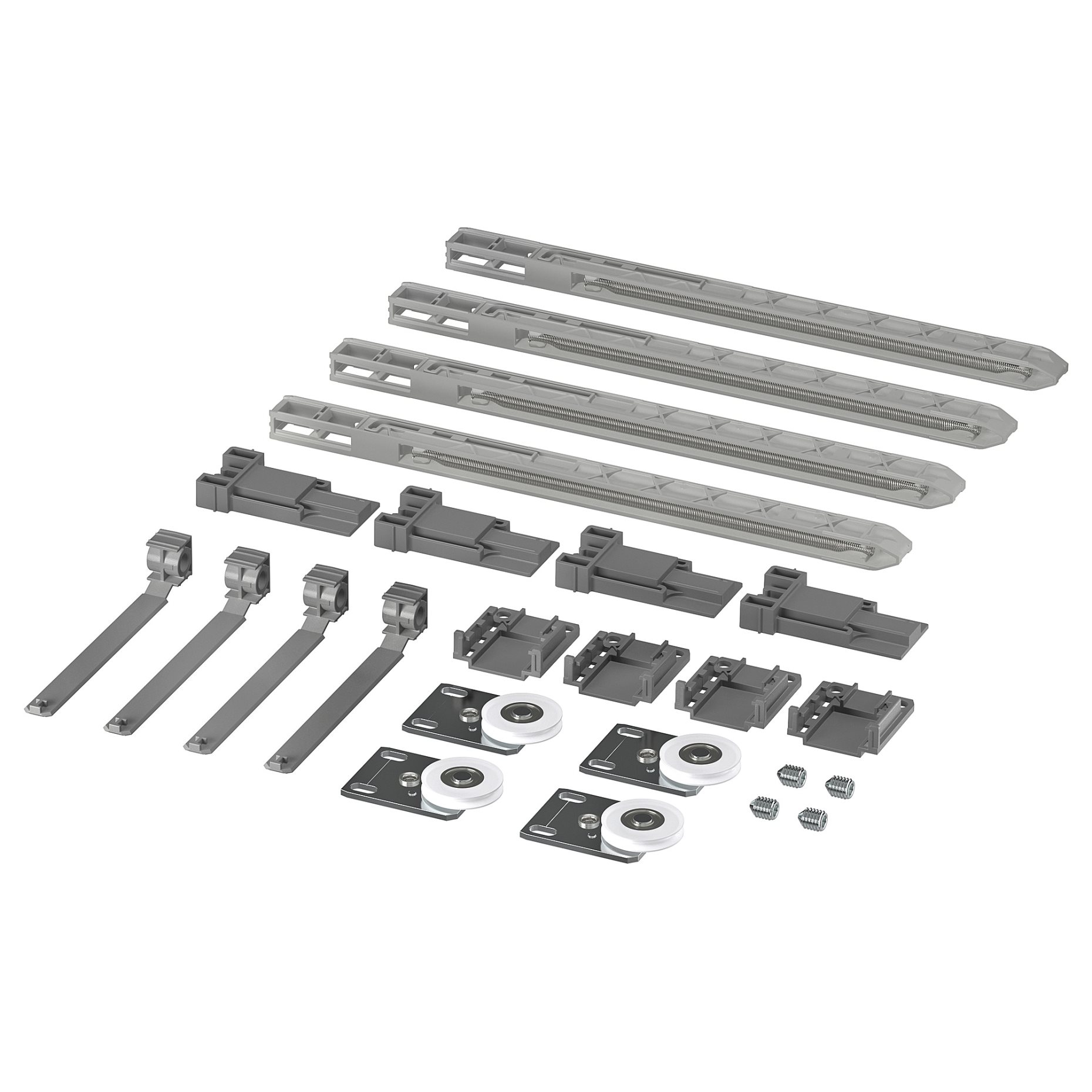SKYTTA, fitting package for two track rail, 105.000.64