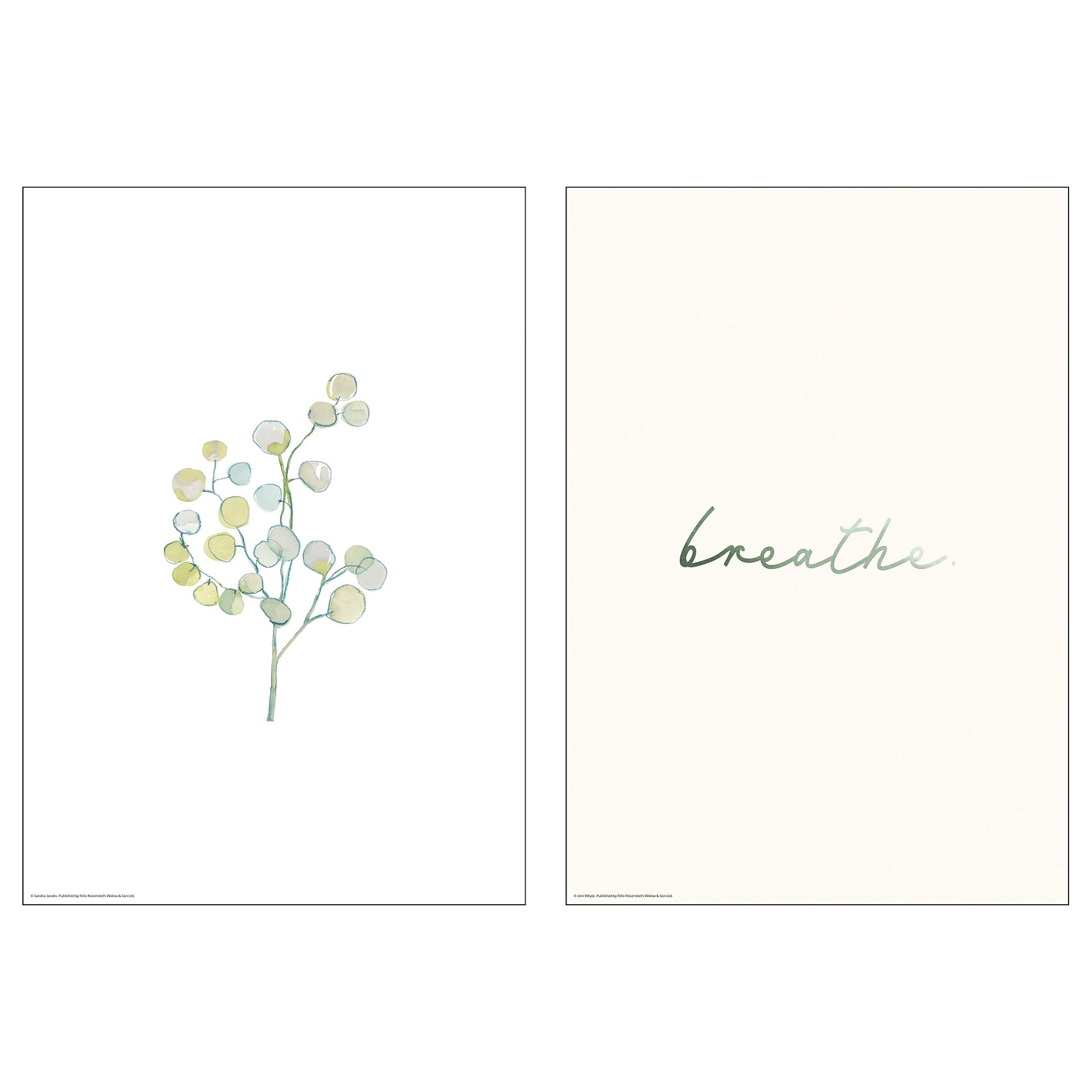 BILD, poster/Breathe/2 pack, 21x30 cm, 105.364.97