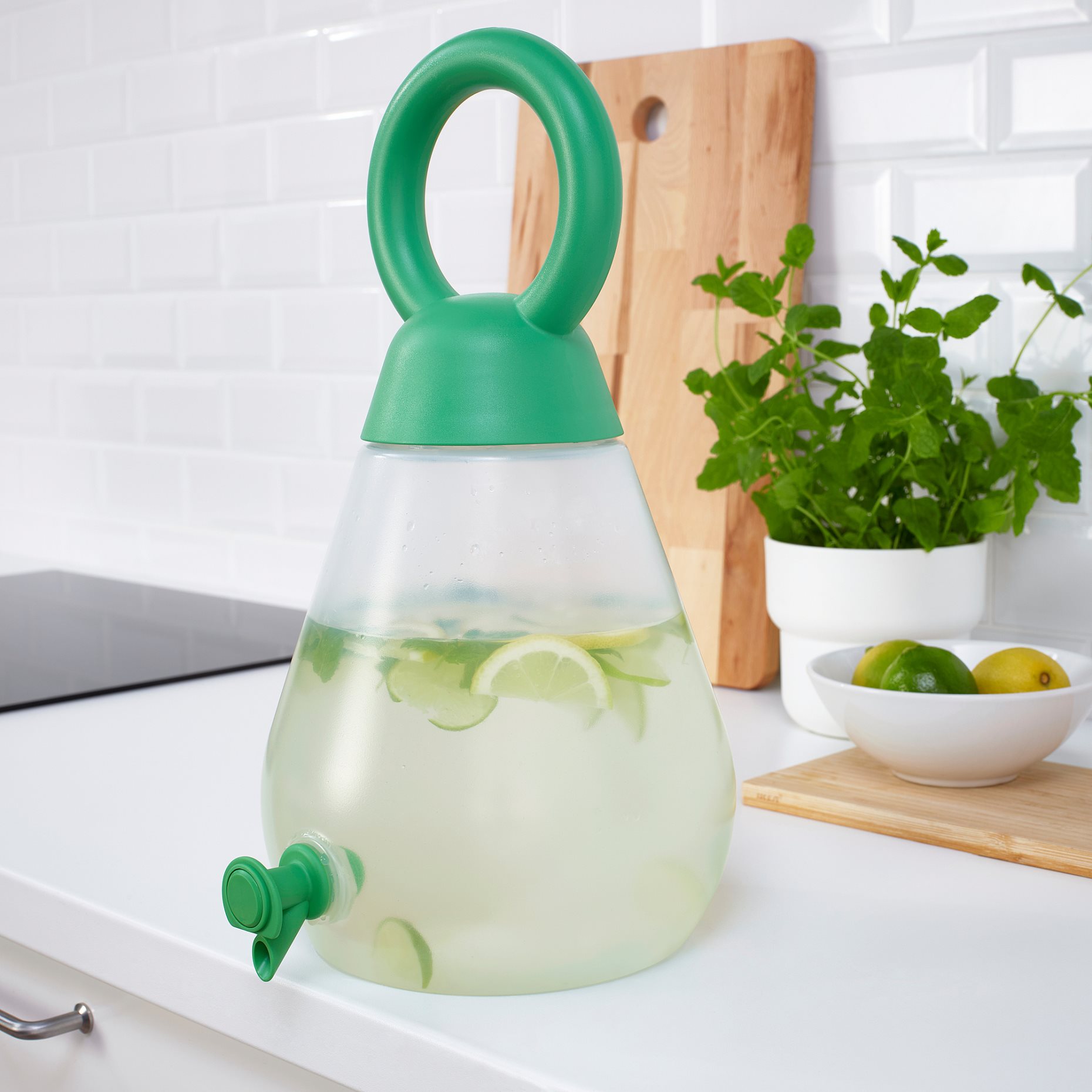 SOMMARFLOX, jar with tap, 4 l, 105.493.86