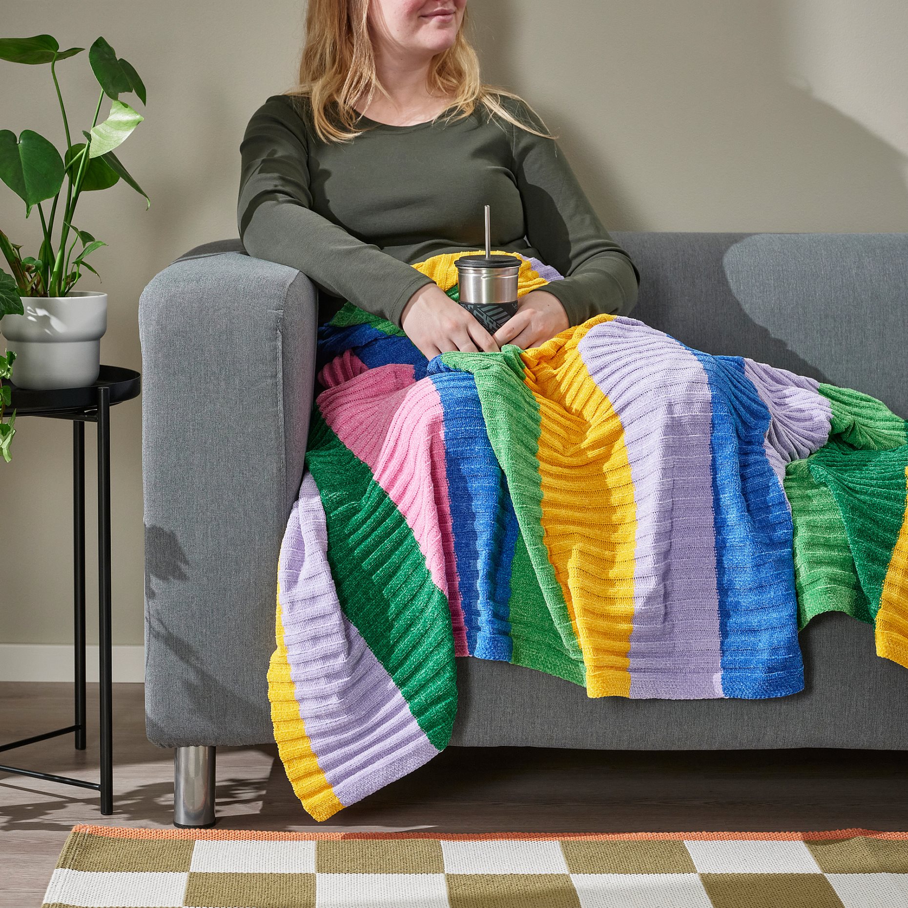 FJÄLLTRIFT, throw, 130x170 cm, 105.540.85