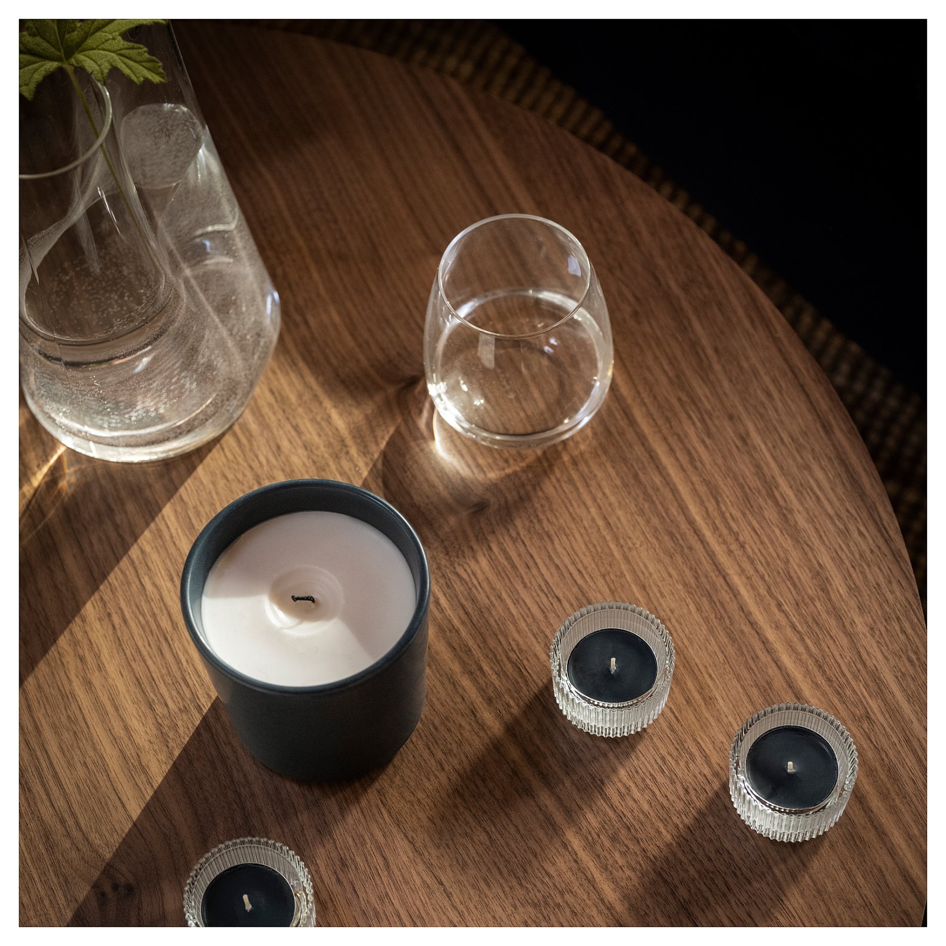 FRUKTSKOG, scented tealight/Vetiver & geranium/30 pack, 3.5 hr, 105.558.53