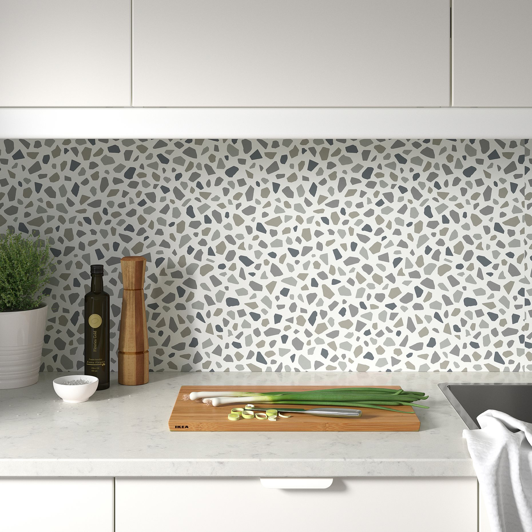LYSEKIL, wall panel/double sided, 119.6x55 cm, 105.580.07