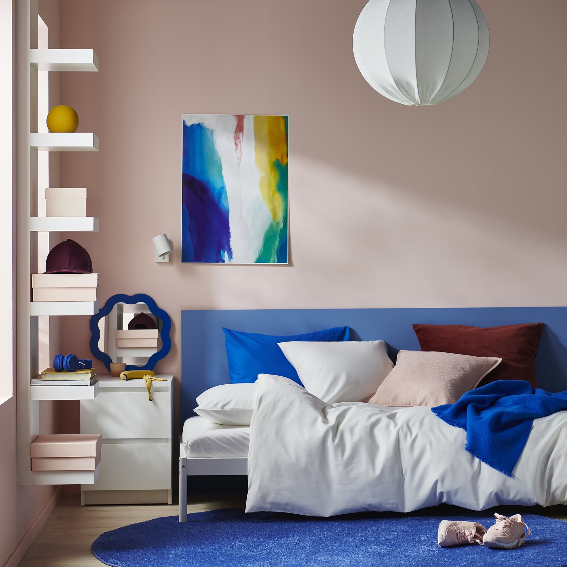 PILTANDVINGE, παπλωματοθήκη και μαξιλαροθήκη, 150x200/50x60 cm, 105.792.03