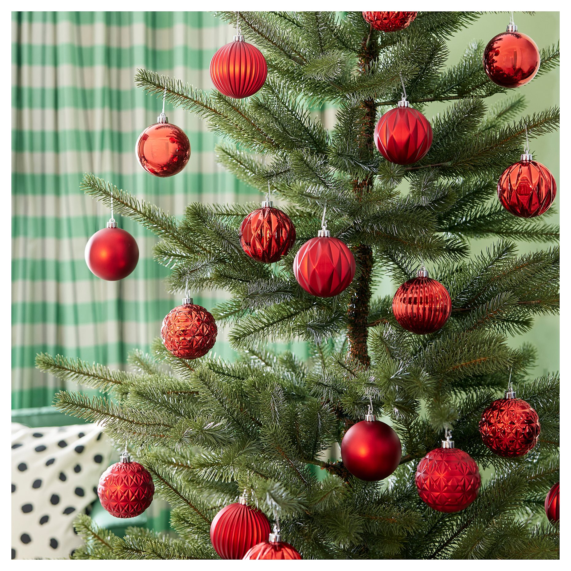 VINTERFINT, tree ornament in bag/bauble/set of 20, 7 cm, 105.813.62