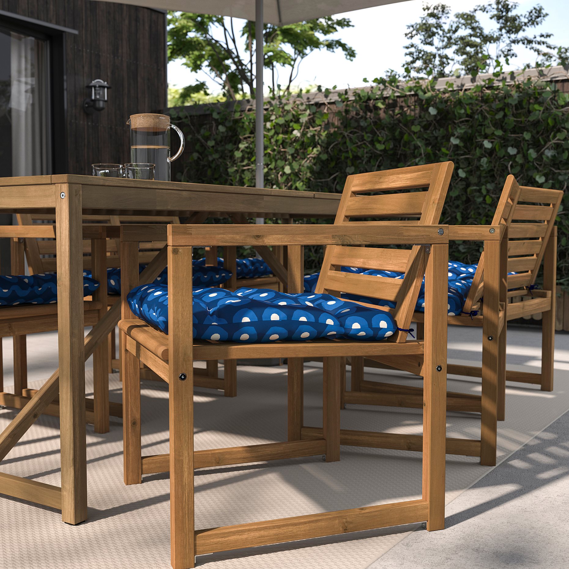 KLÖSAN, chair cushion outdoor, 50x50 cm, 105.838.27