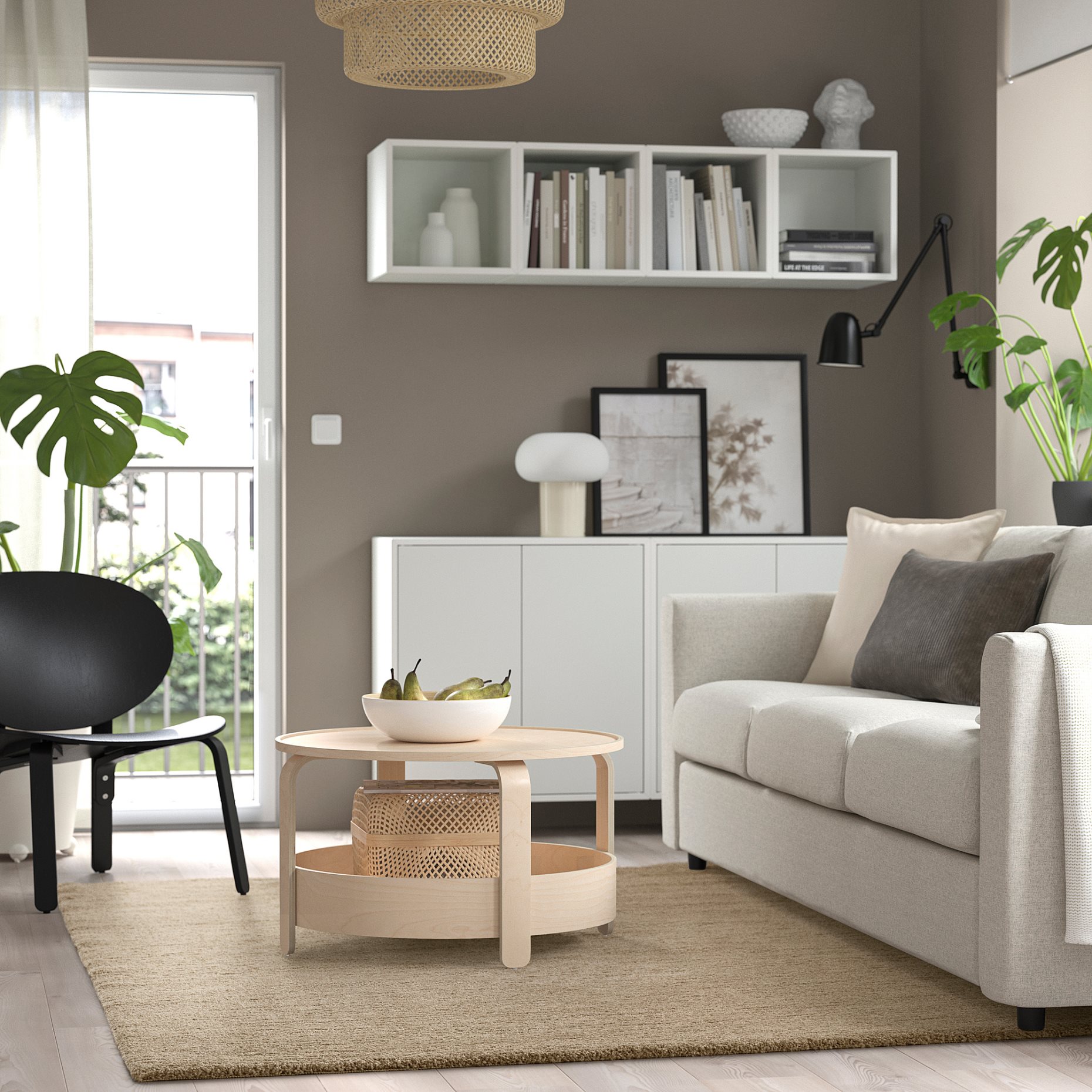 STOENSE, rug low pile, 170x240 cm, 106.076.68