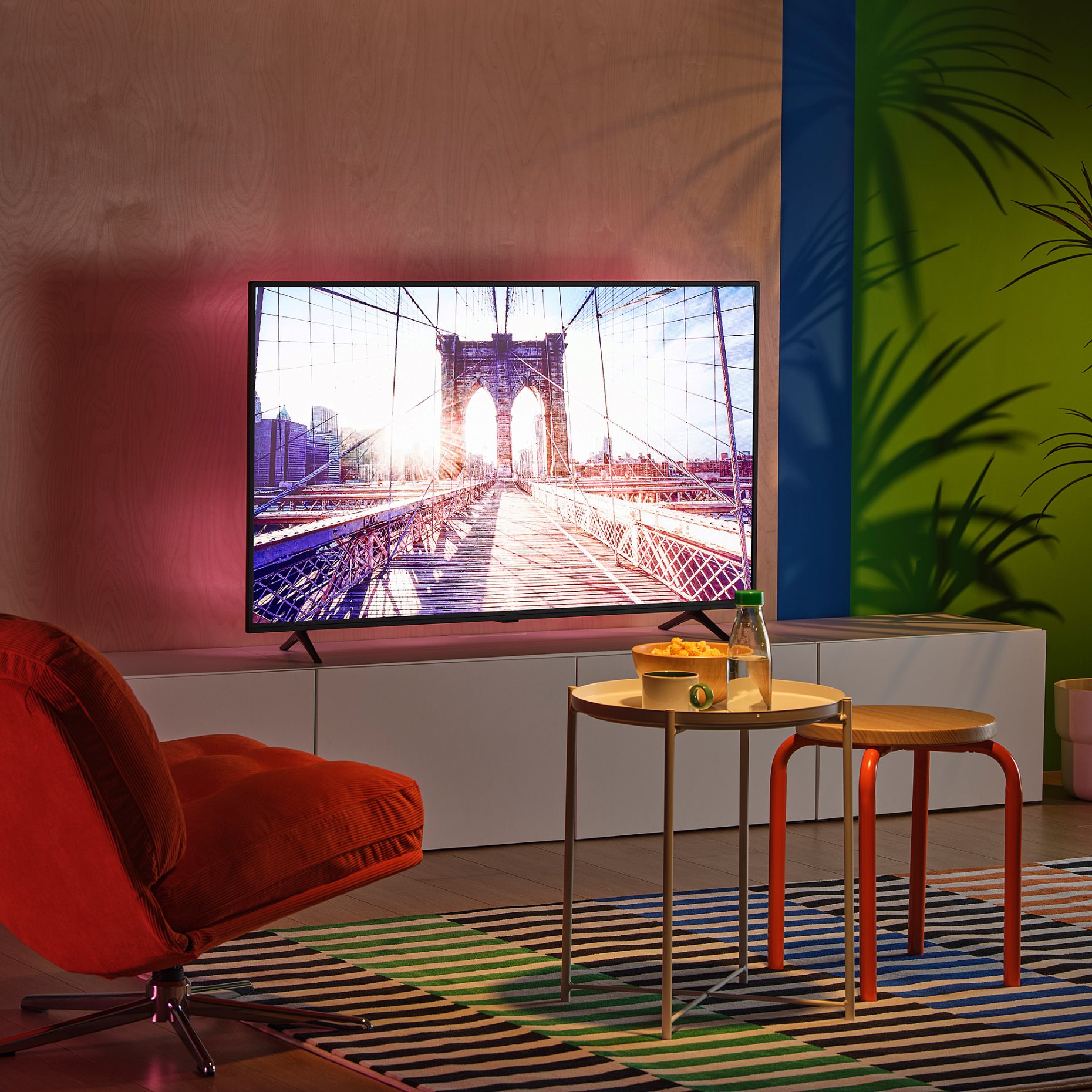 KABBLEKA, lighting strip with built-in LED light source with USB, 3 m, 106.096.67