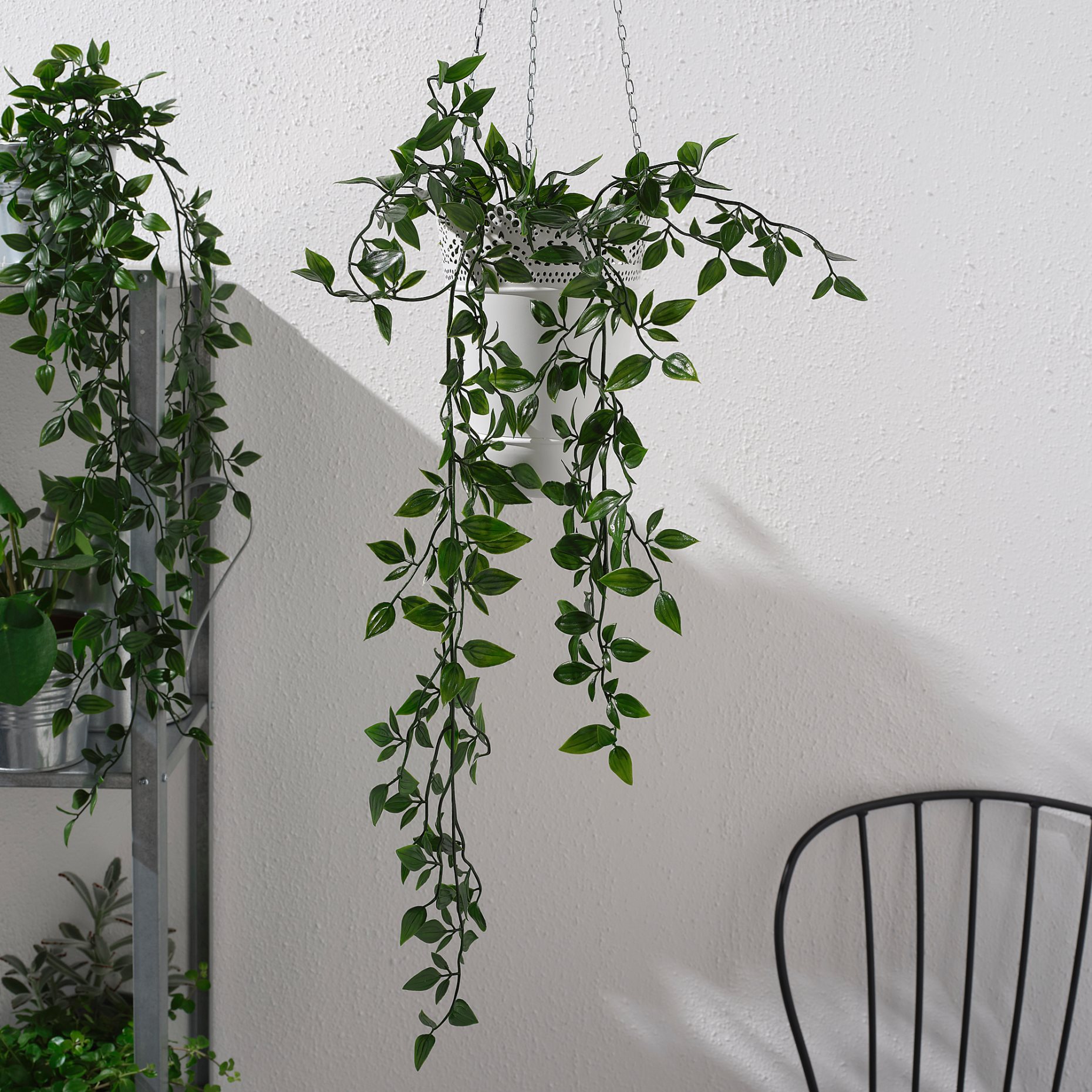 FEJKA, artificial potted plant in/outdoor hanging, 9 cm, 106.152.58